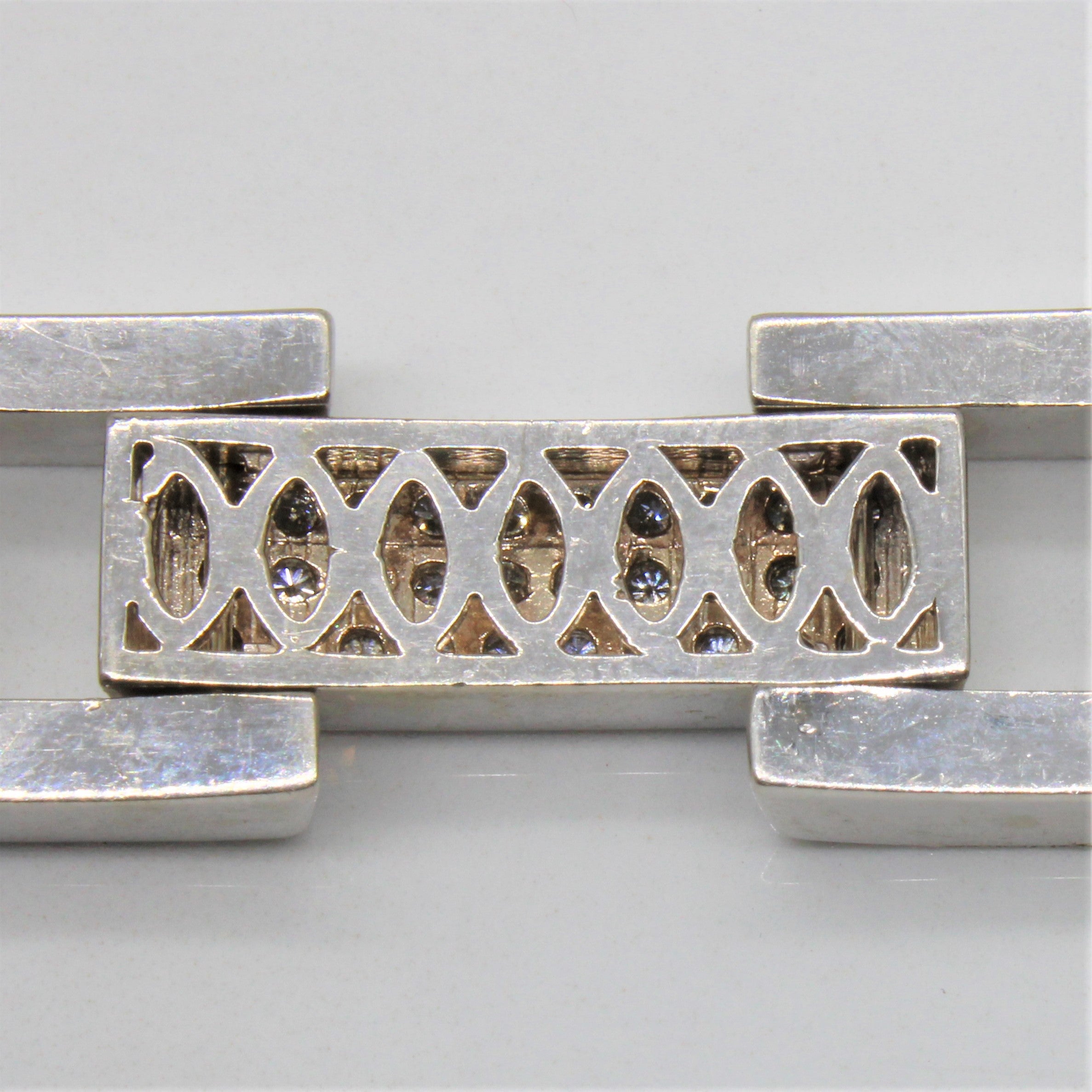 Heavy Diamond Link Bracelet | 7.00ctw | 8.5" |
