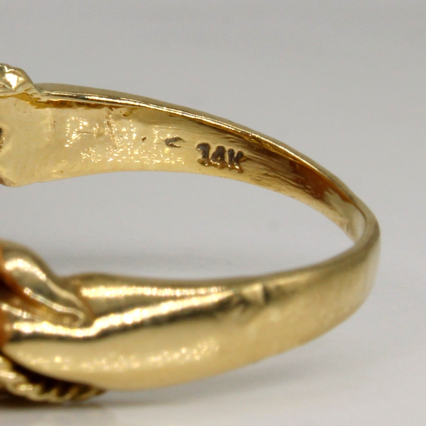 14k Yellow Gold Braided Ring | SZ 4.5 |