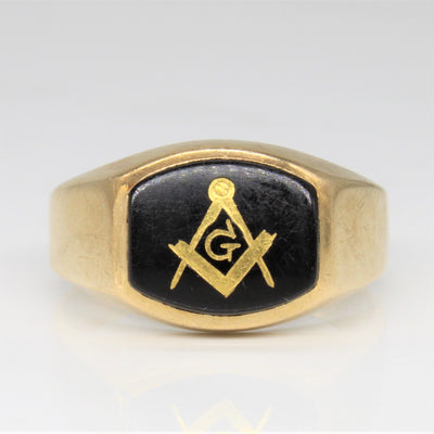 Onyx Mason Ring | 1.50ct | SZ 10.25 |