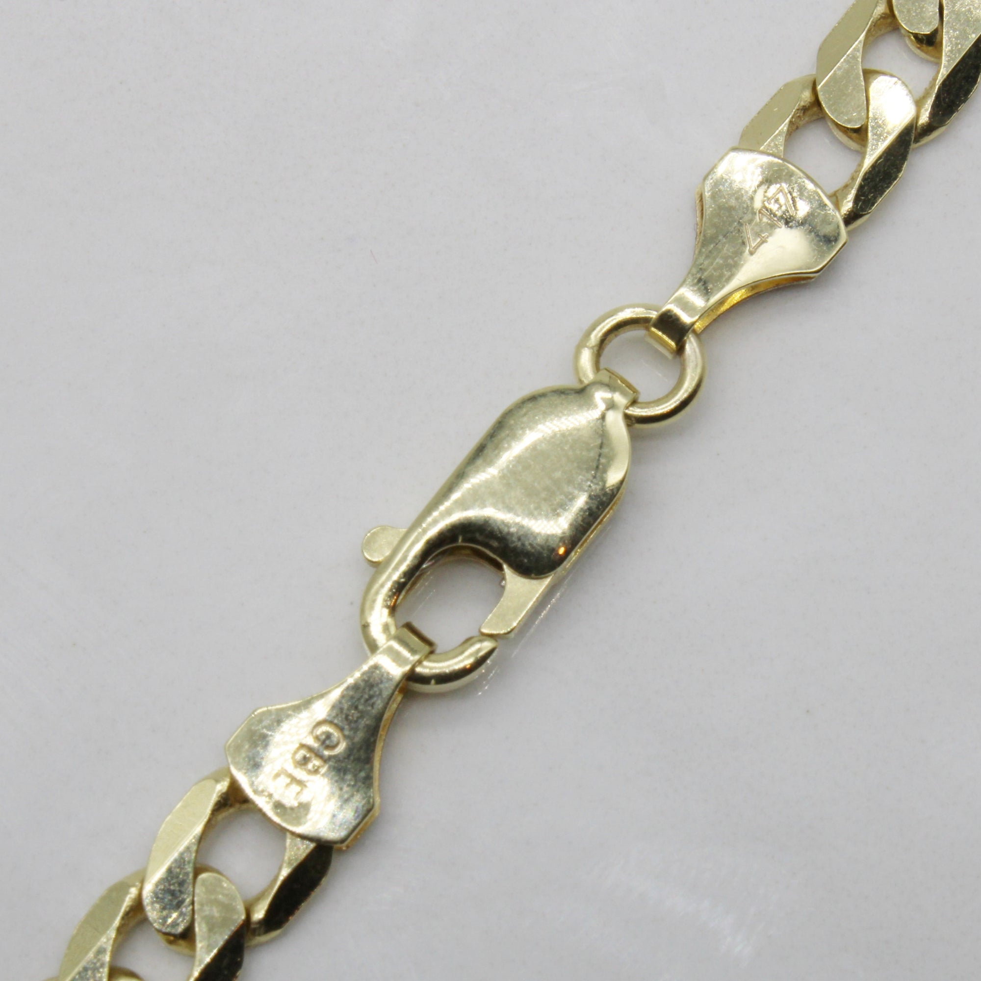 10k Yellow Gold Curb Chain | 24