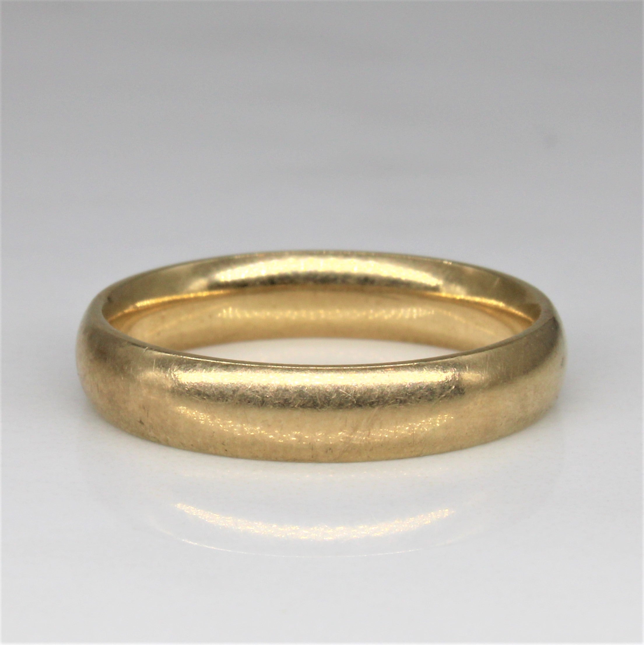 Yellow Gold Plain Band | SZ 6.5 | – 100 Ways