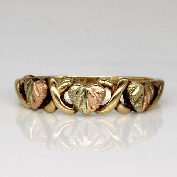 10k Multi Tone Gold Ring | SZ 6.75 |