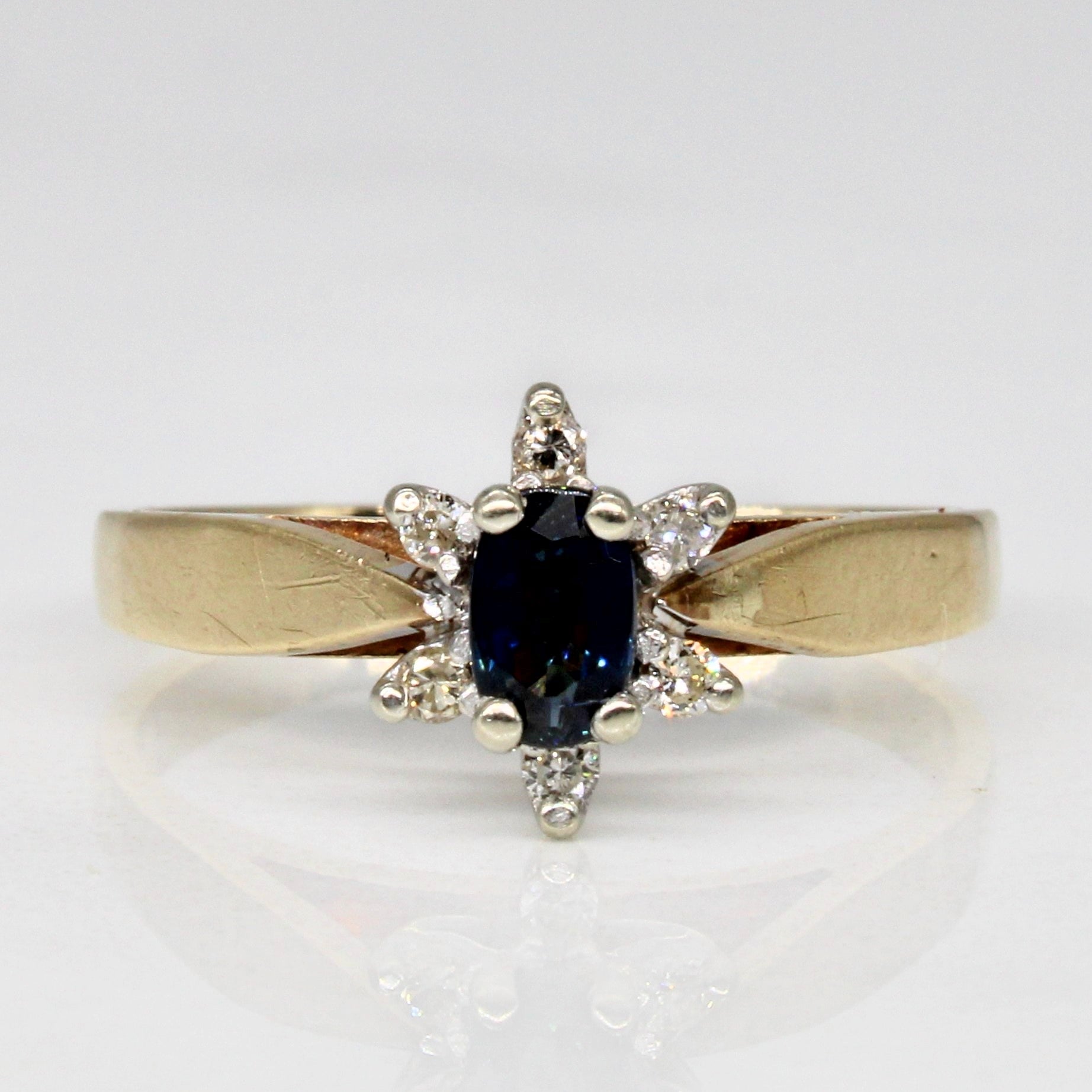 Sapphire & Diamond Ring | 0.21ct, 0.03ctw | SZ 6.25 |
