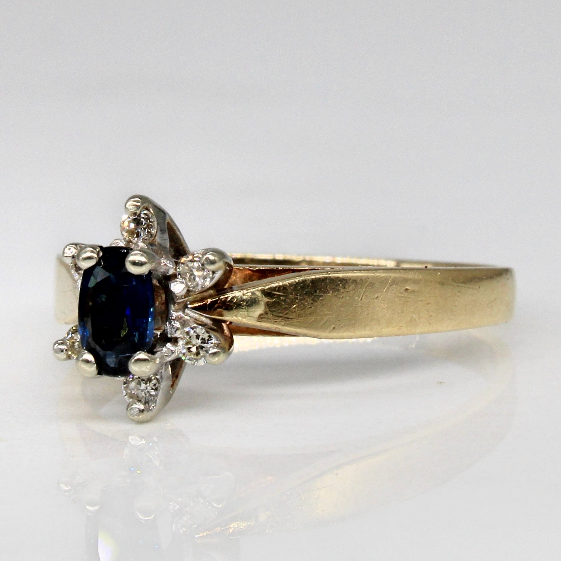 Sapphire & Diamond Ring | 0.21ct, 0.03ctw | SZ 6.25 |