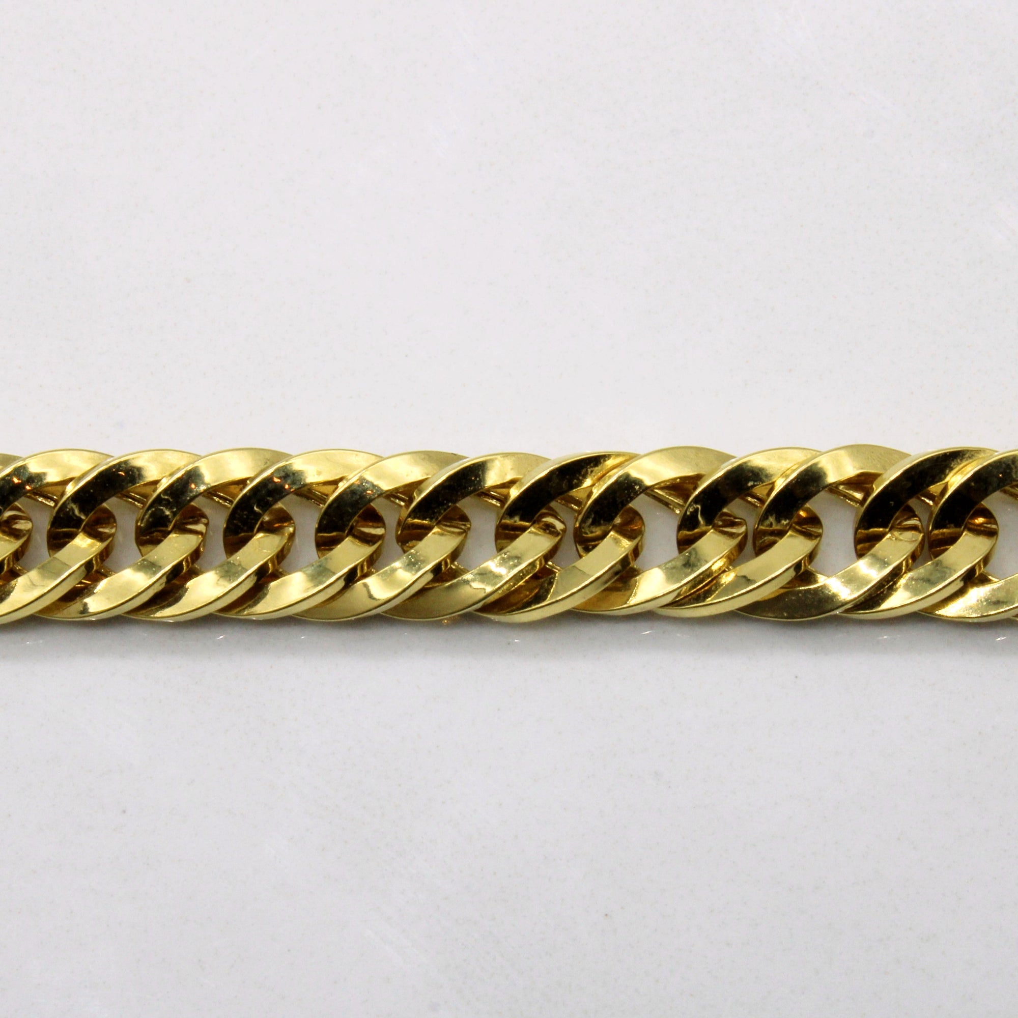 18k Yellow Gold Cuban Link Bracelet | 8