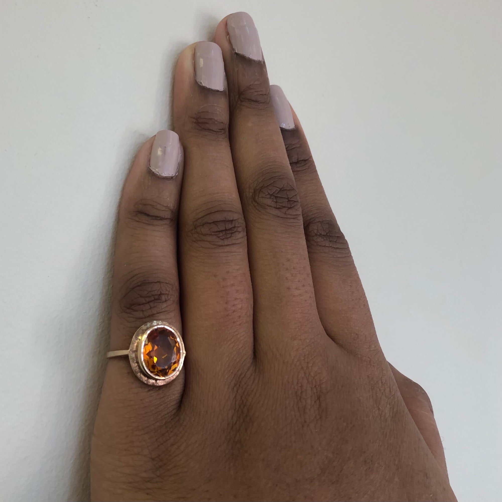 1960s Synthetic Yellow Sapphire Cocktail Ring | 5.00ct | SZ 6.25 |