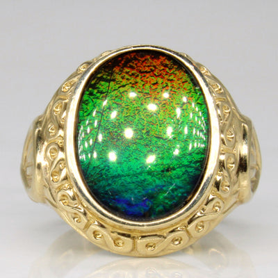 Ammolite Cocktail Ring | 2.84ct | SZ 6.25 |