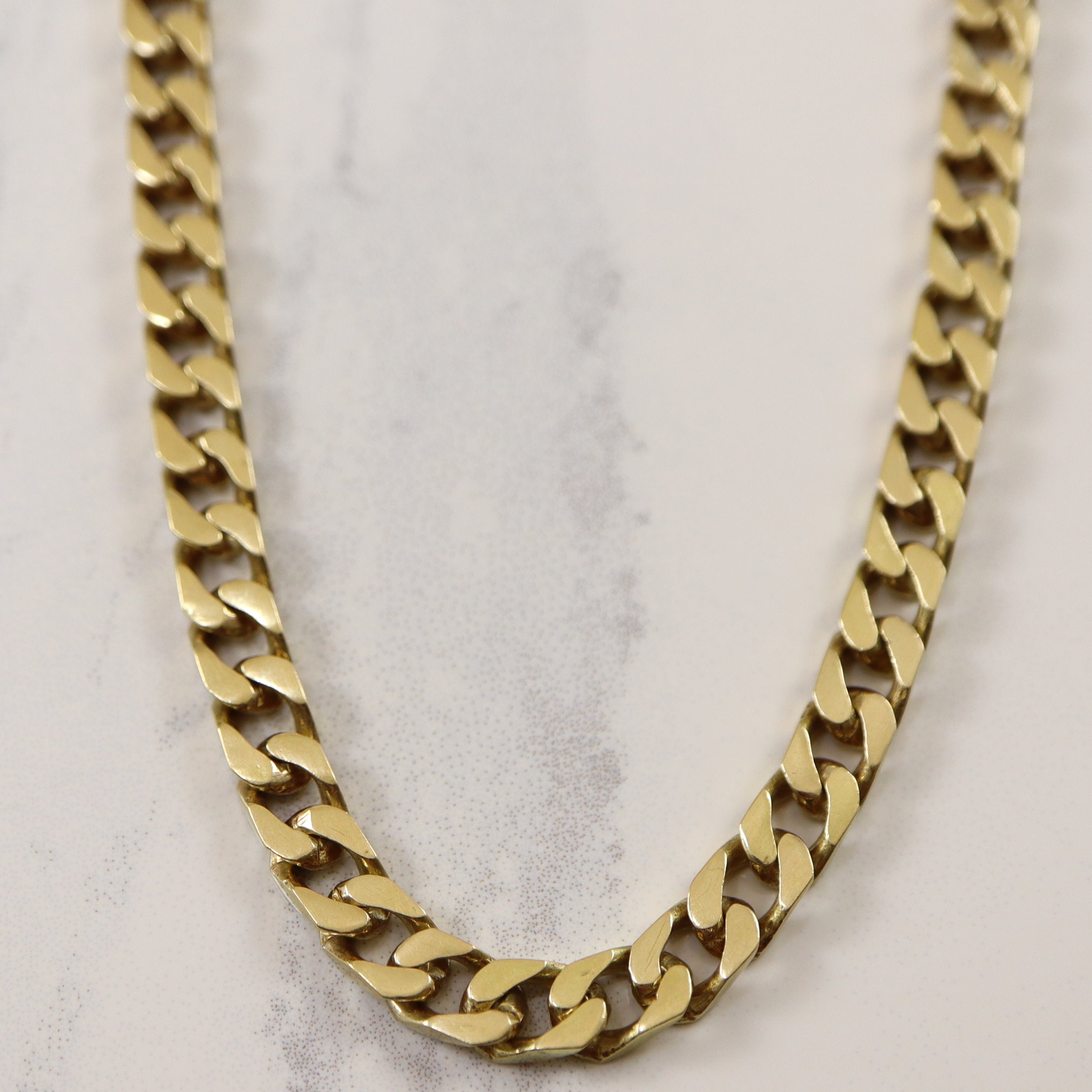 14k Yellow Gold Cuban Chain | 20" |