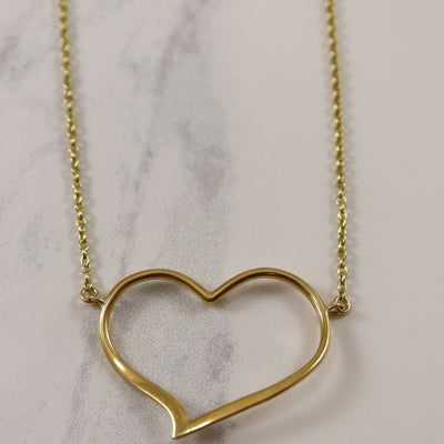 Floating Heart Necklace |