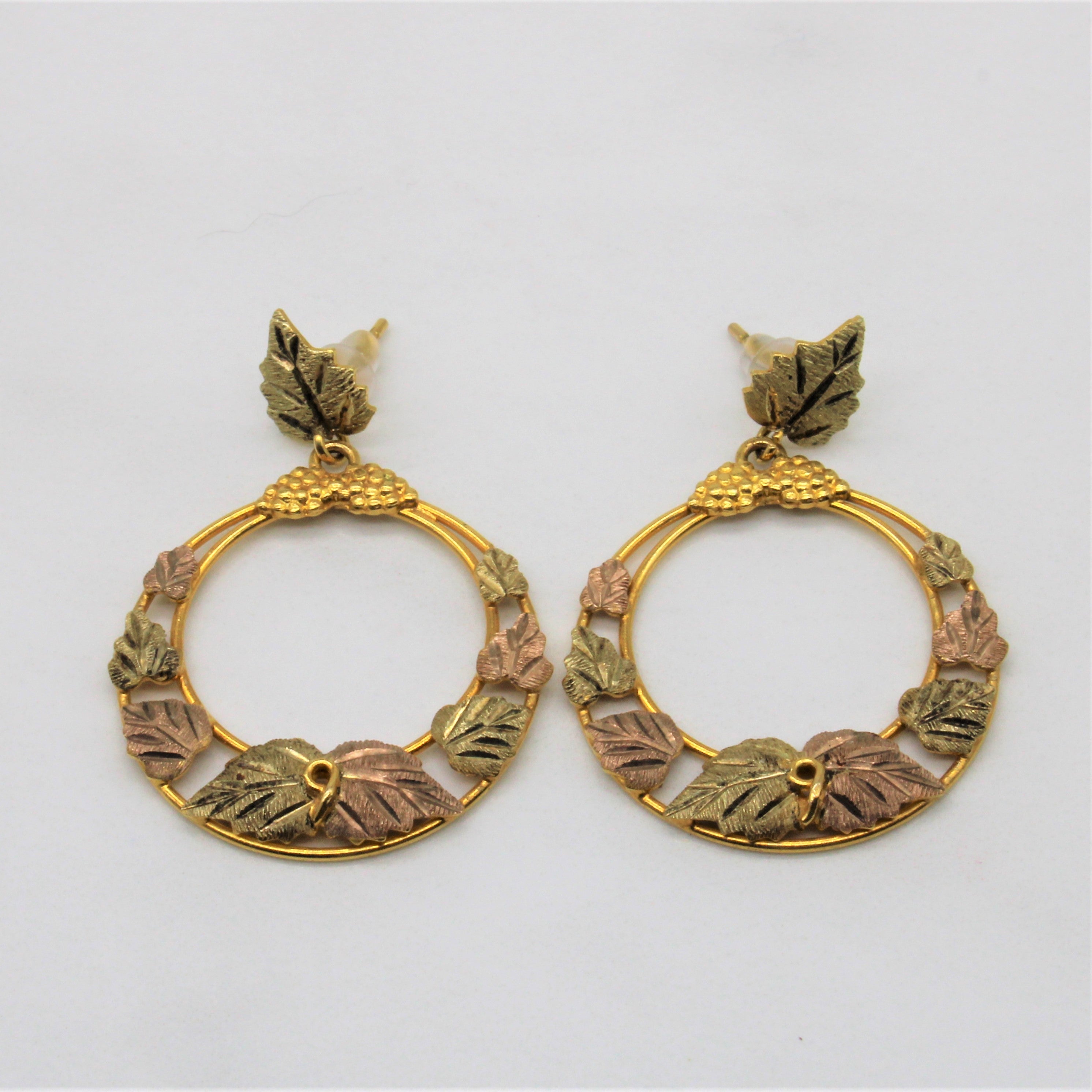 Autumn Leaf Drop Earrings |