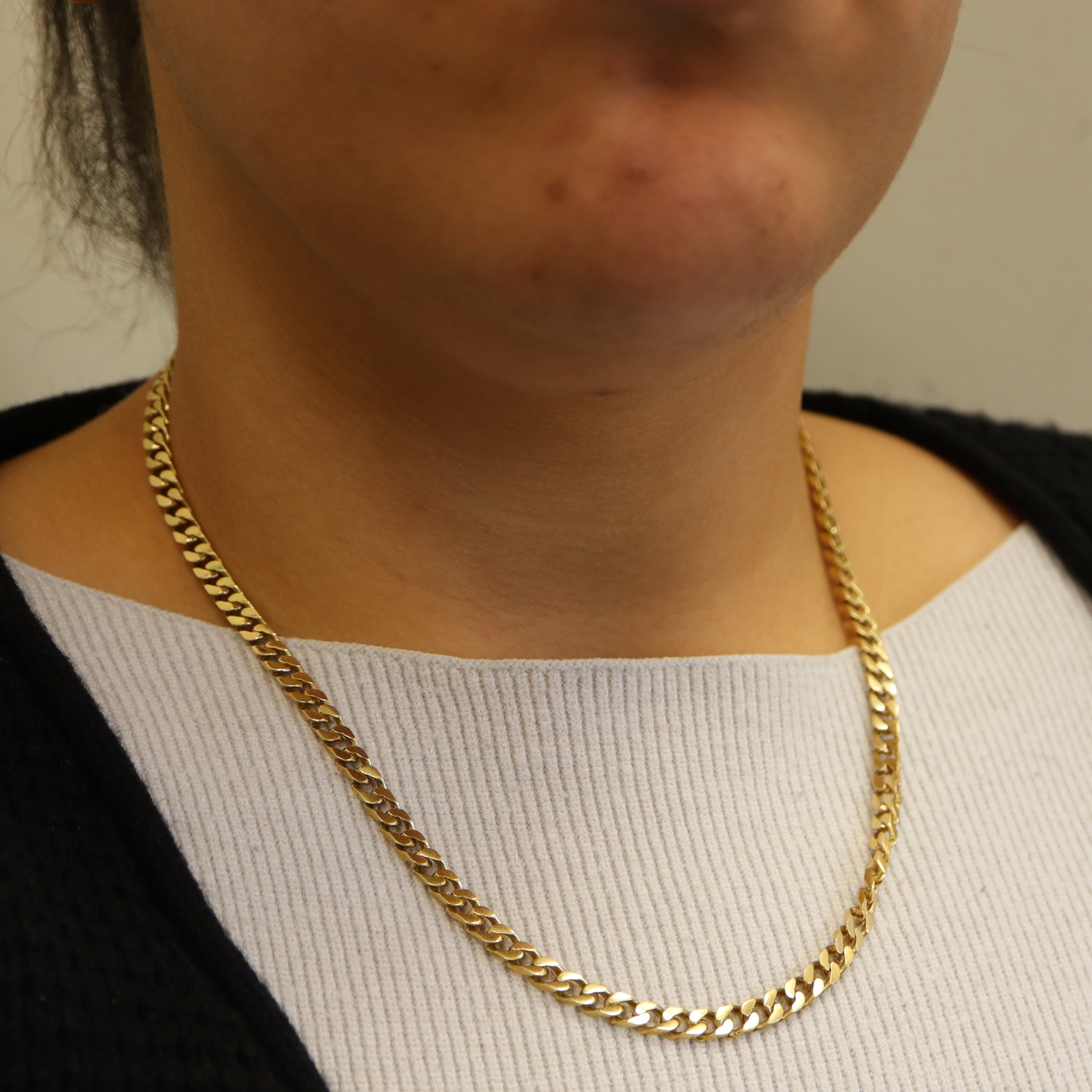 14k Yellow Gold Cuban Chain | 20" |