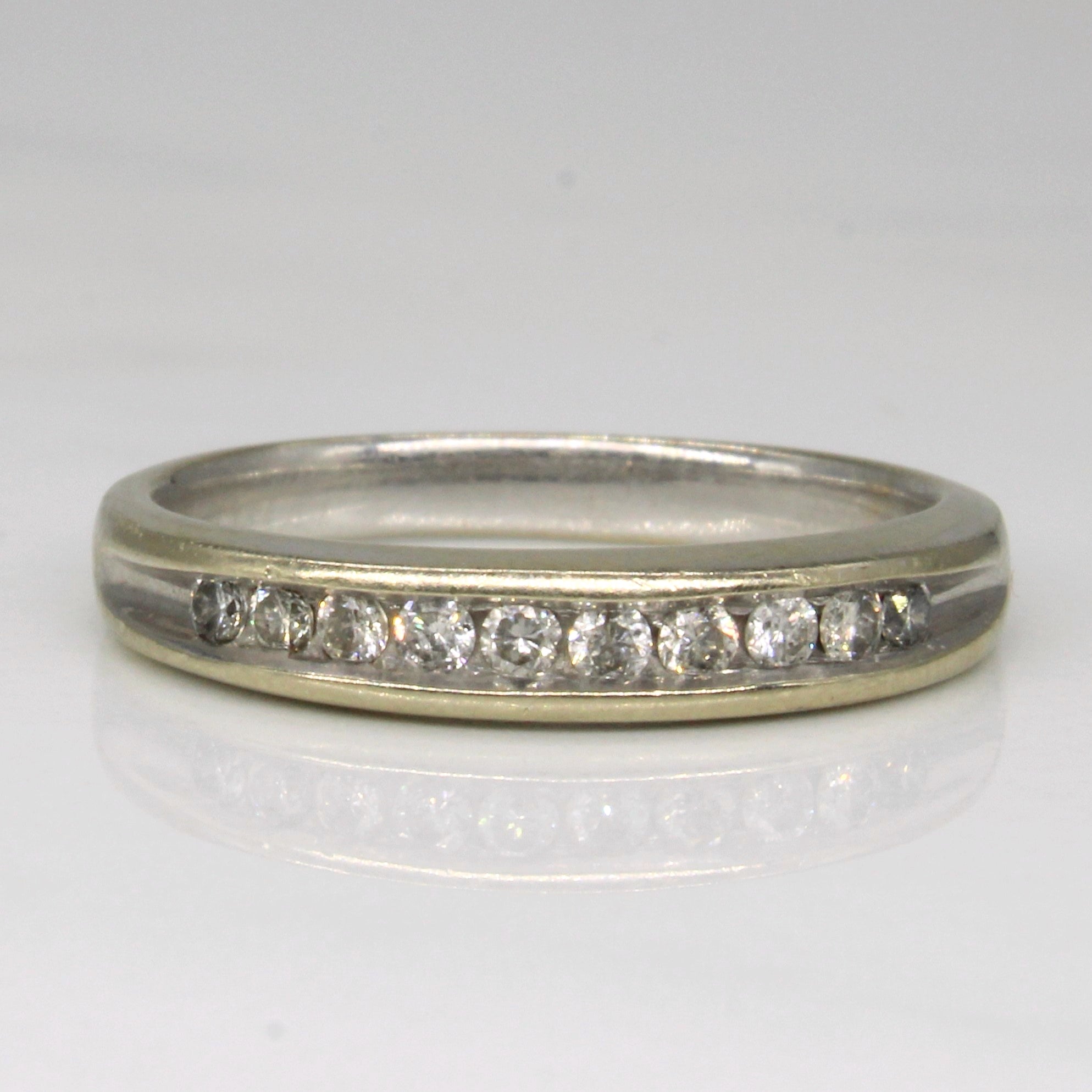 Diamond Channel Set Ring | 0.20ctw | SZ 6.25 |