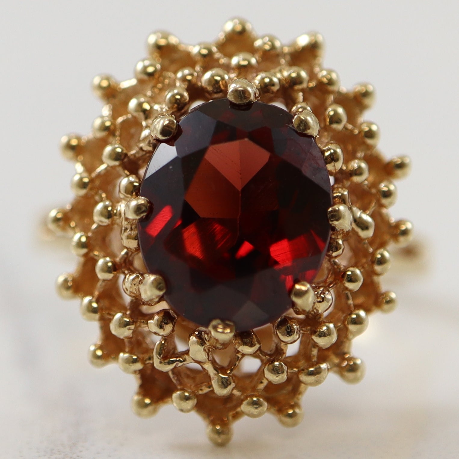 Garnet Cocktail Ring | 3.00ctw | SZ 5.5 |