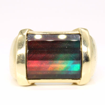 Ammolite Cocktail Ring | 3.45ct | SZ 7.5 |