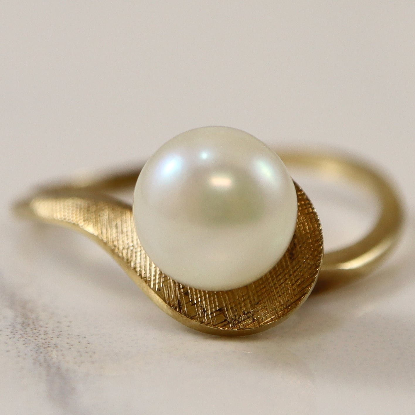 Freeform Pearl Ring | 2.48ct | SZ 8 |