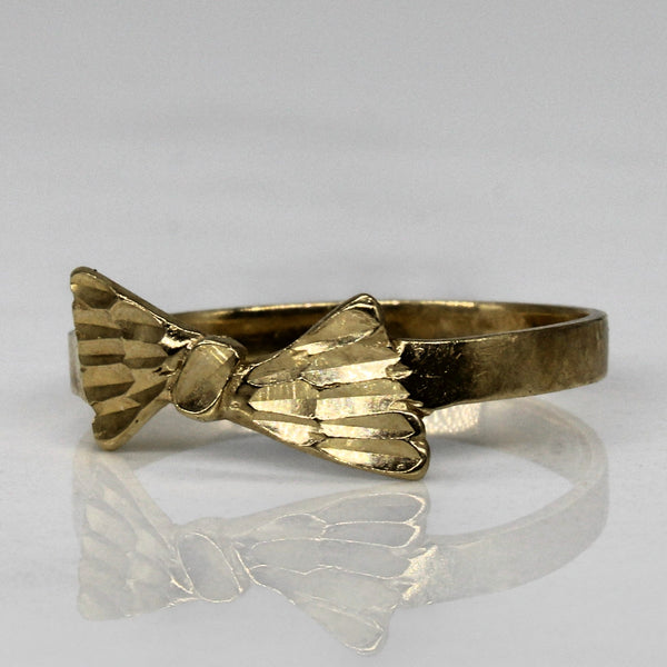 Yellow Gold Bow Ring | SZ 5.75 |