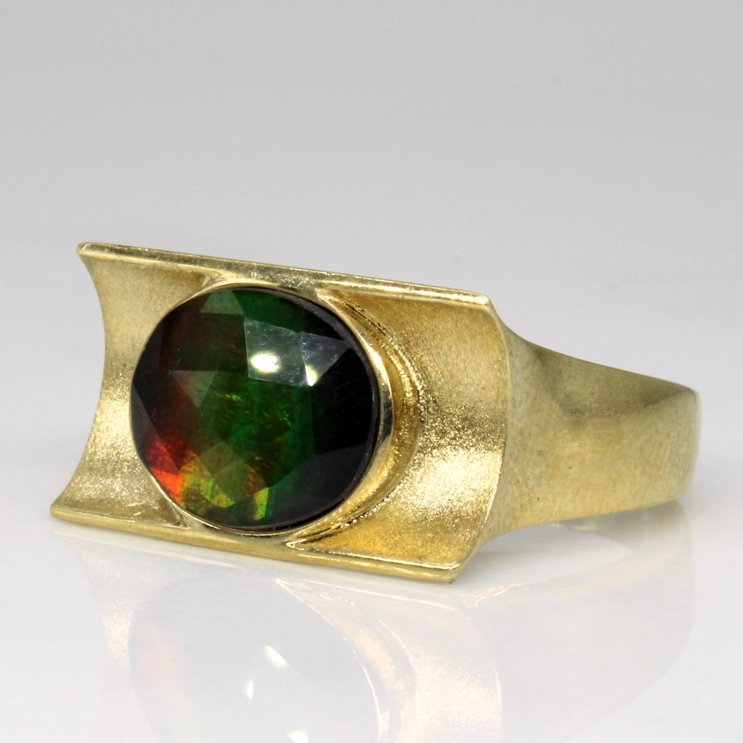 Ammolite Cocktail Ring | 1.40ct | SZ 8 |