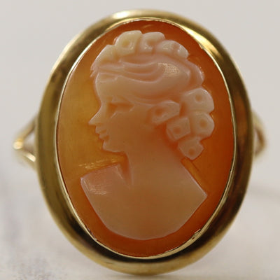 Cameo Open Shank Ring | 4.00ct | SZ 6 |