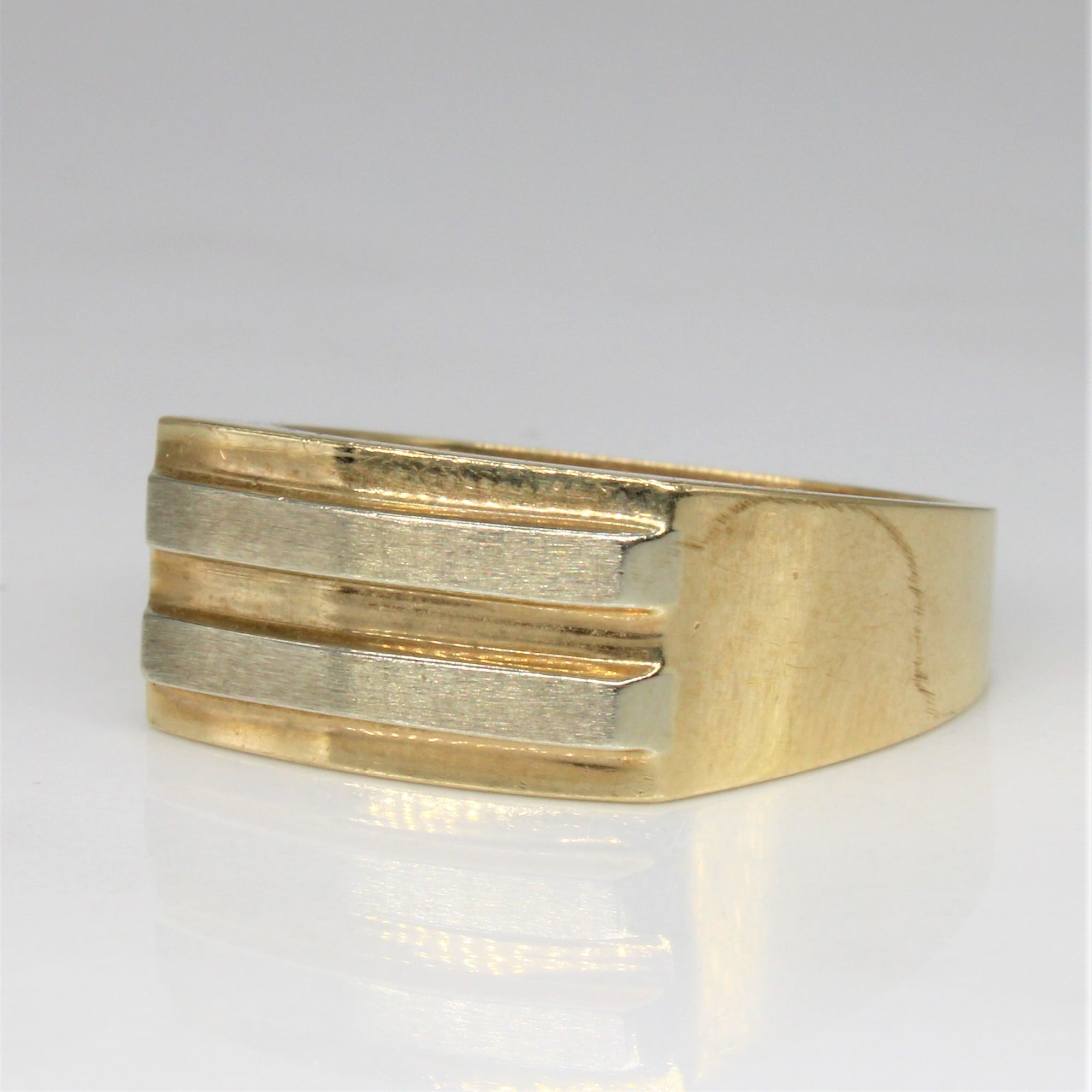 Two Tone Bar Ring | SZ 10.25 |