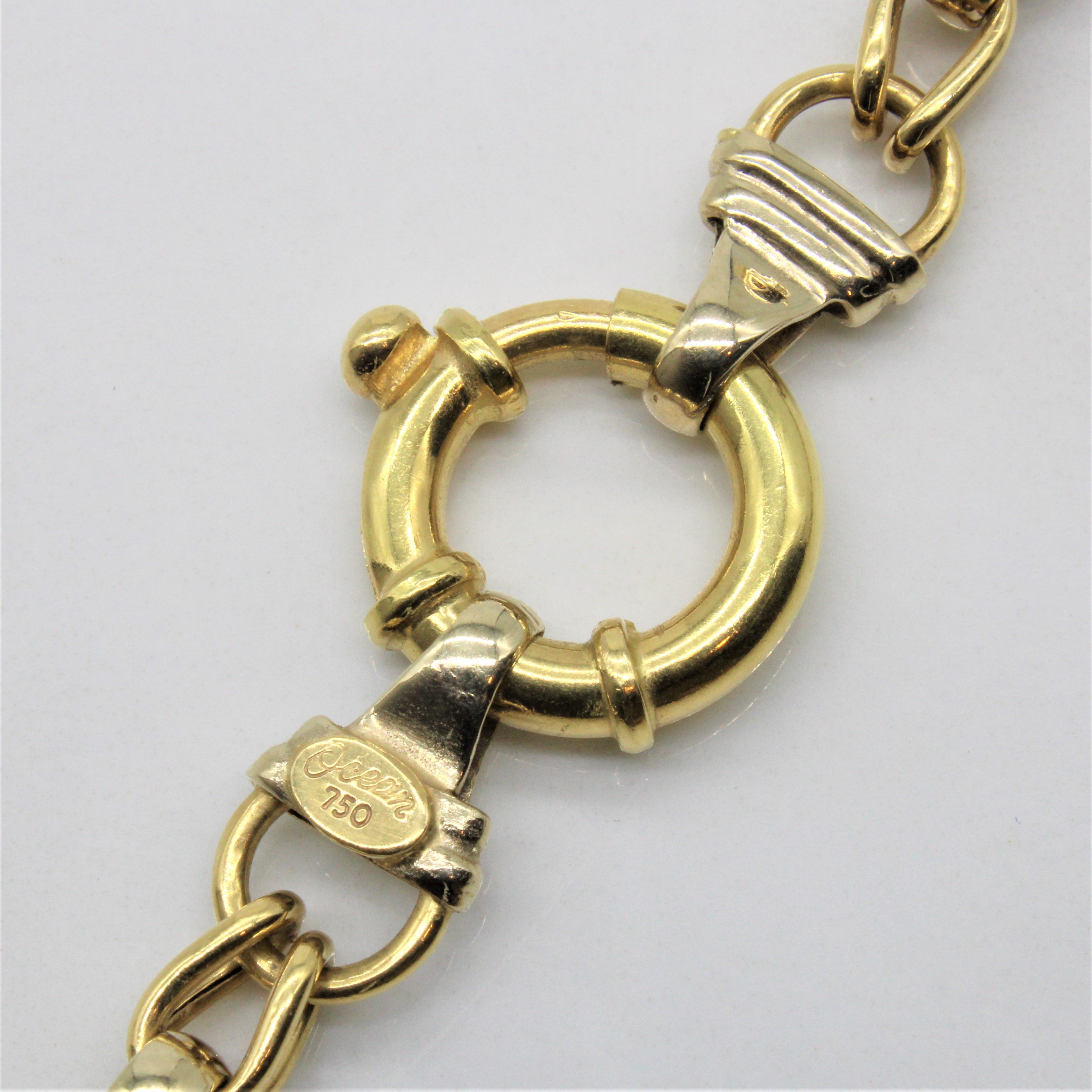 Unique Link Necklace | 19" |