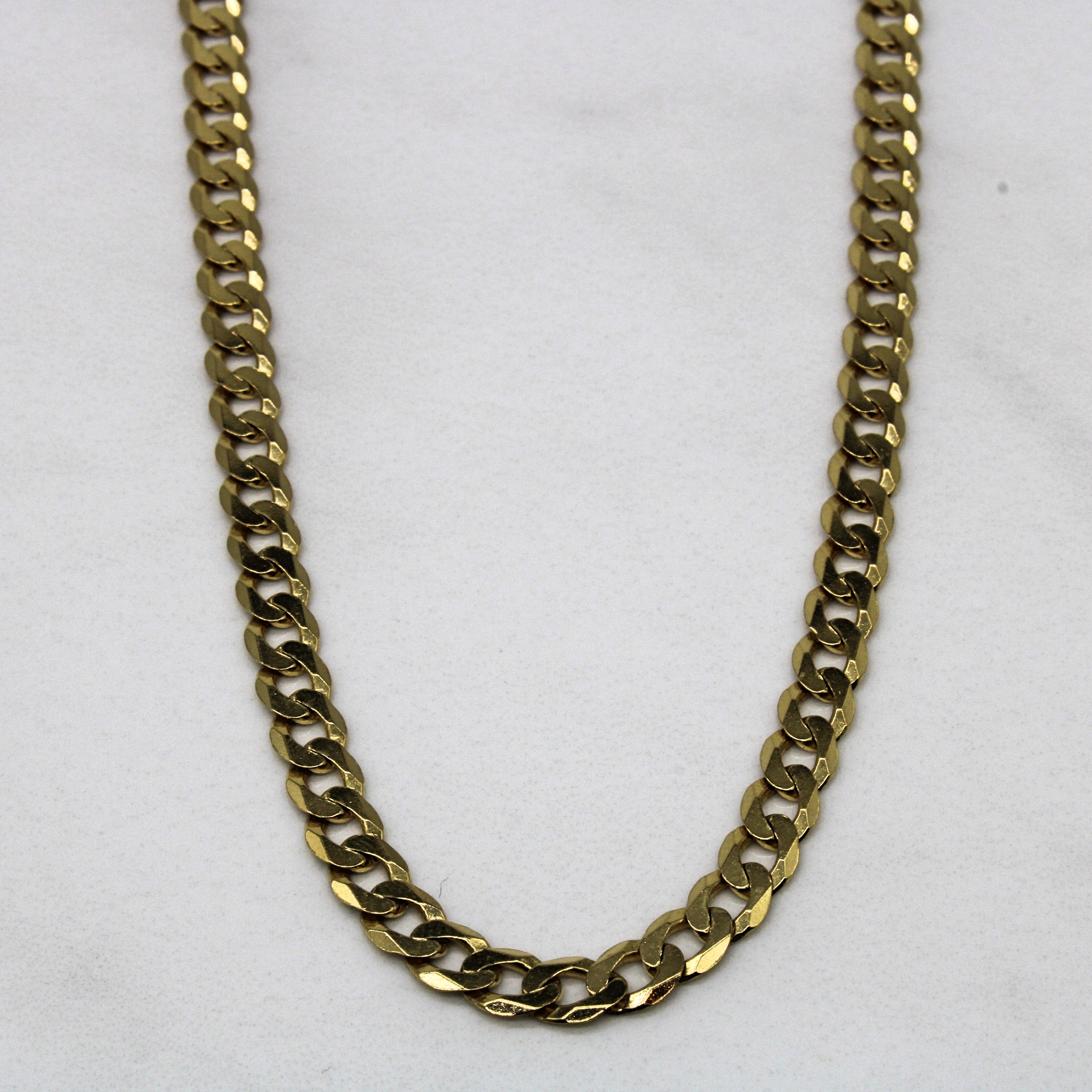 10k Yellow Gold Curb Chain | 24" |