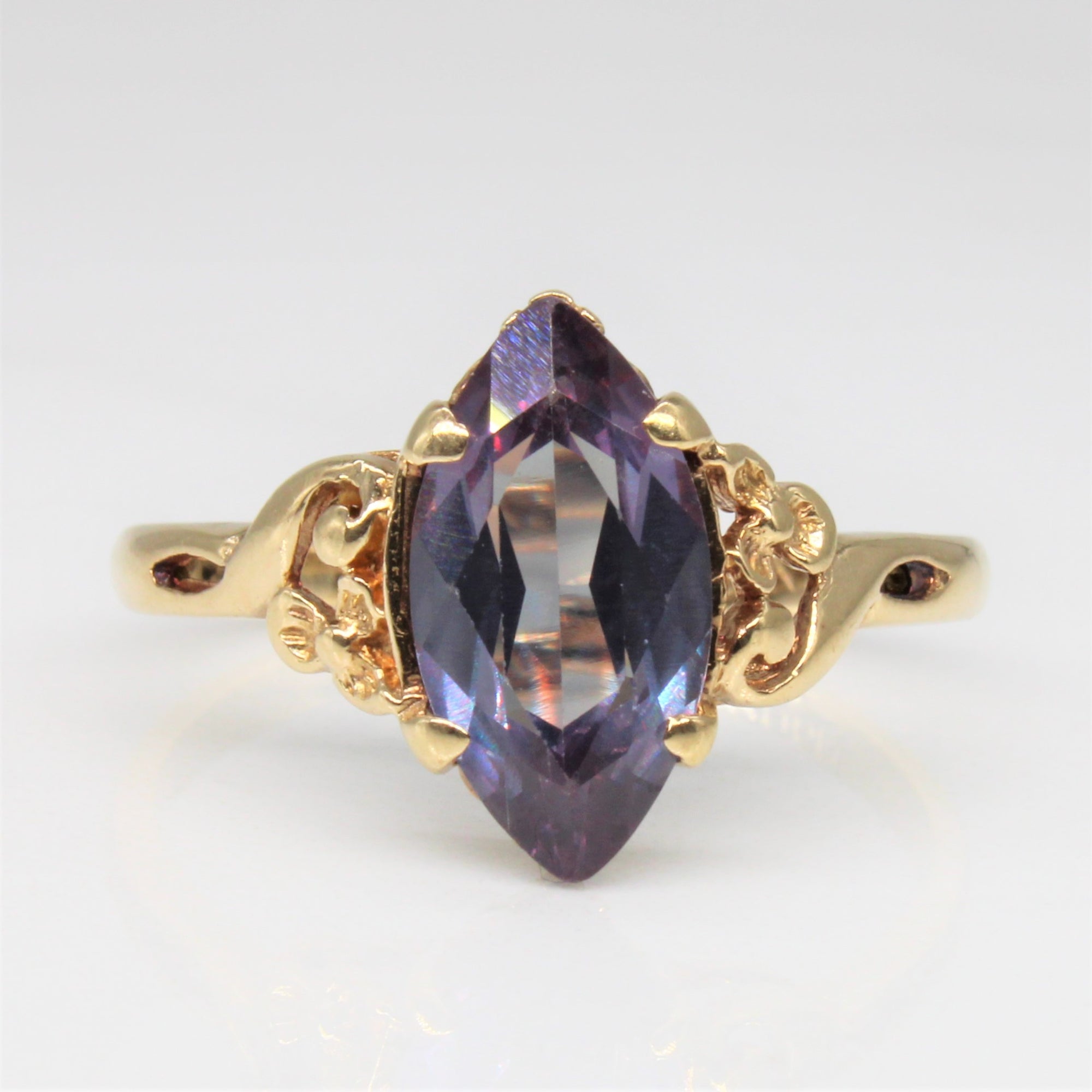 Synthetic Colour Change Sapphire Ring | 1.50ct | SZ 6.75 |