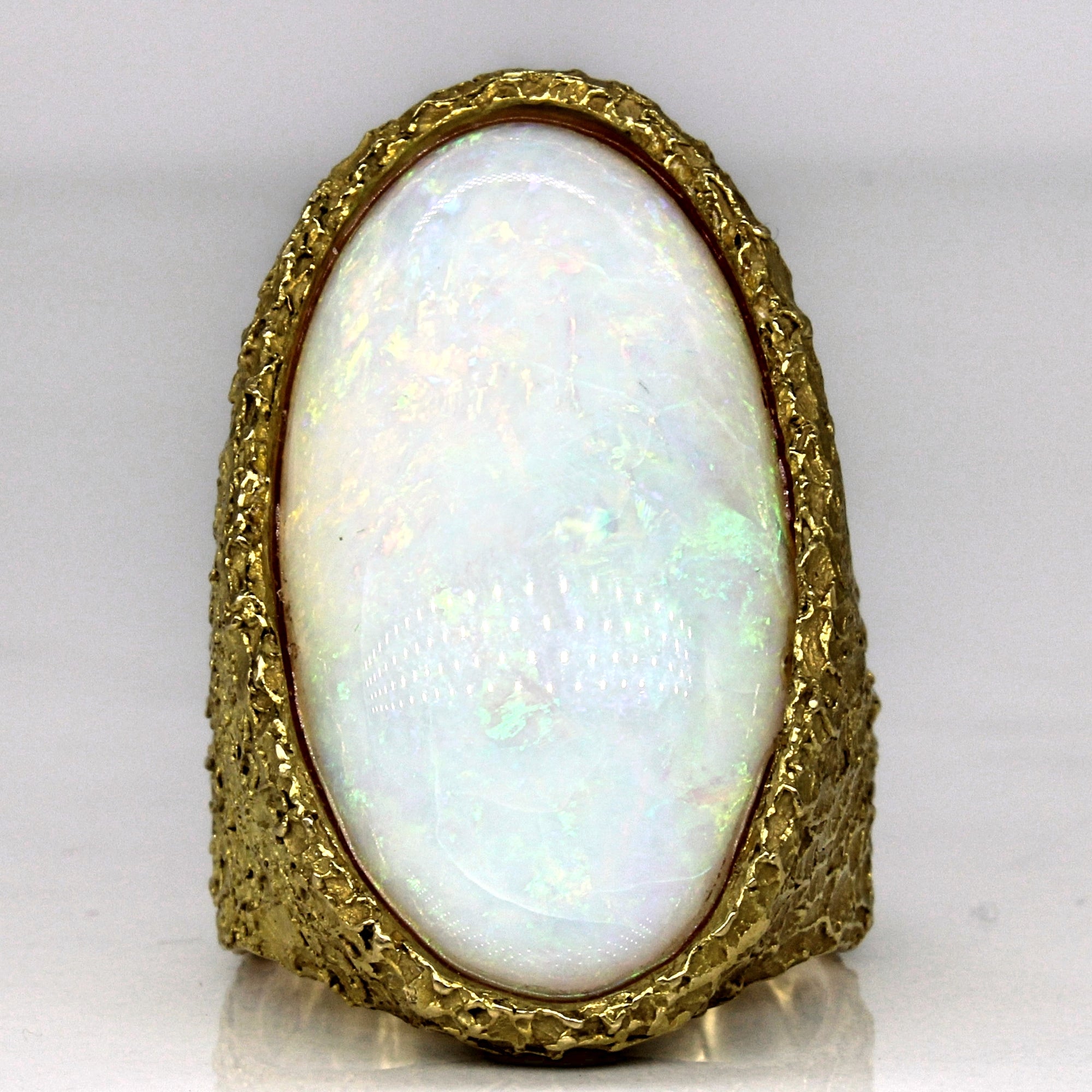'John Nadas' Opal 18k Cocktail Ring | 14.50ct | SZ 6.75 |