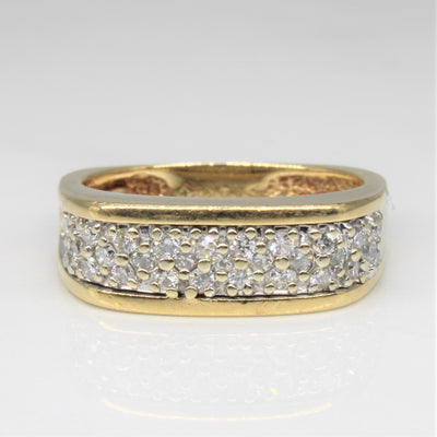 Pave Diamond Band | 0.35ctw | SZ 6 |