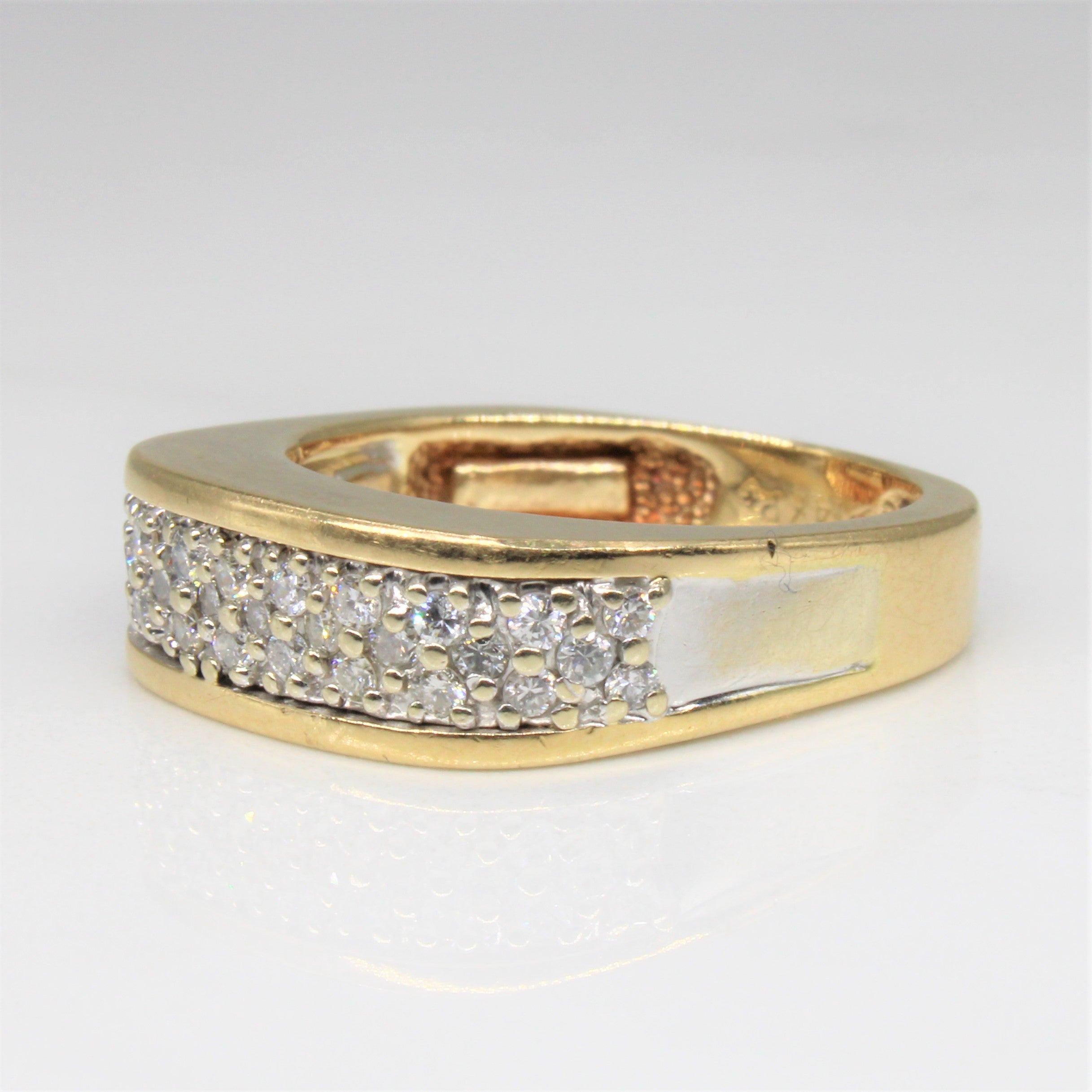 Pave Diamond Band | 0.35ctw | SZ 6 |