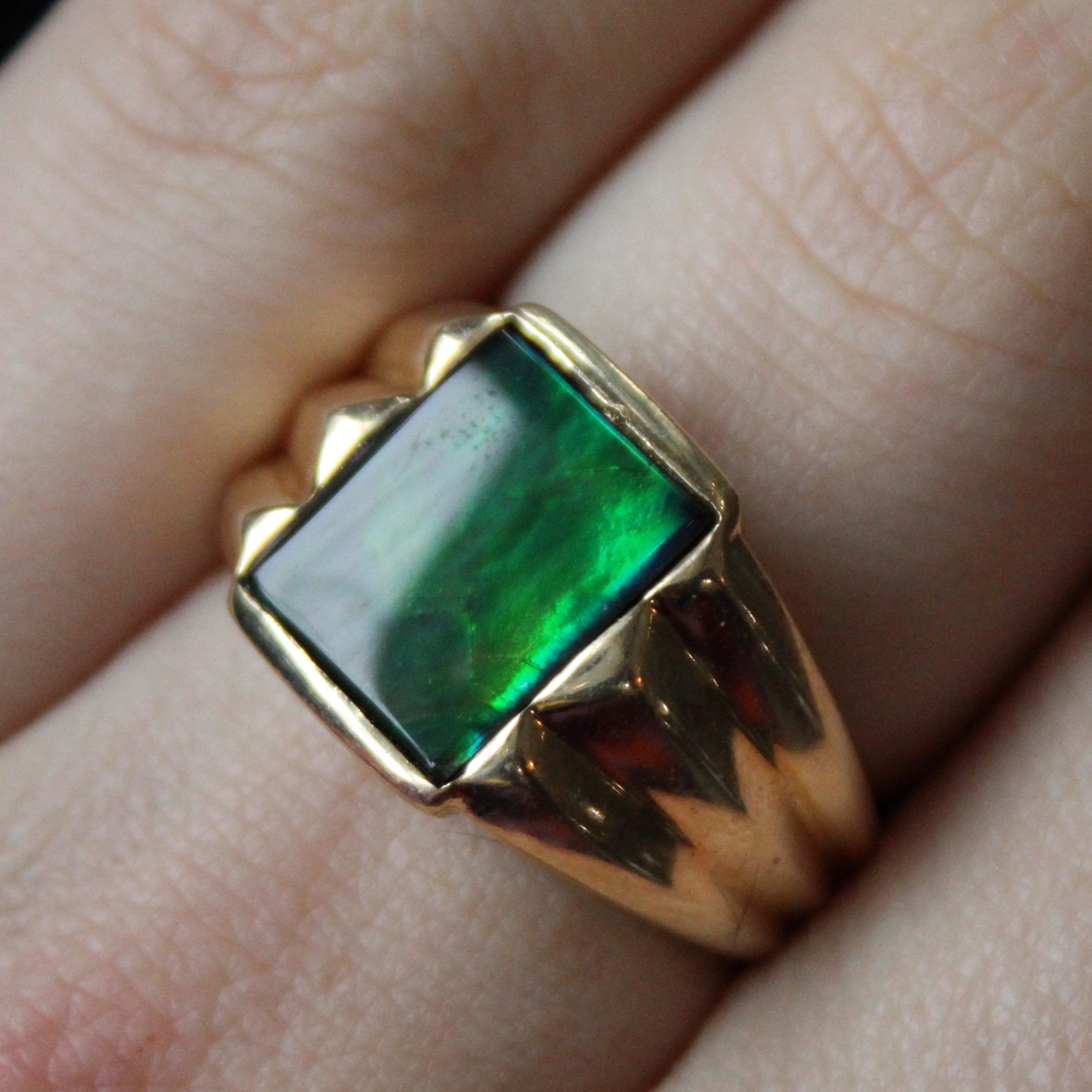 Ammolite Cocktail Ring | 2.50ct | SZ 9 |