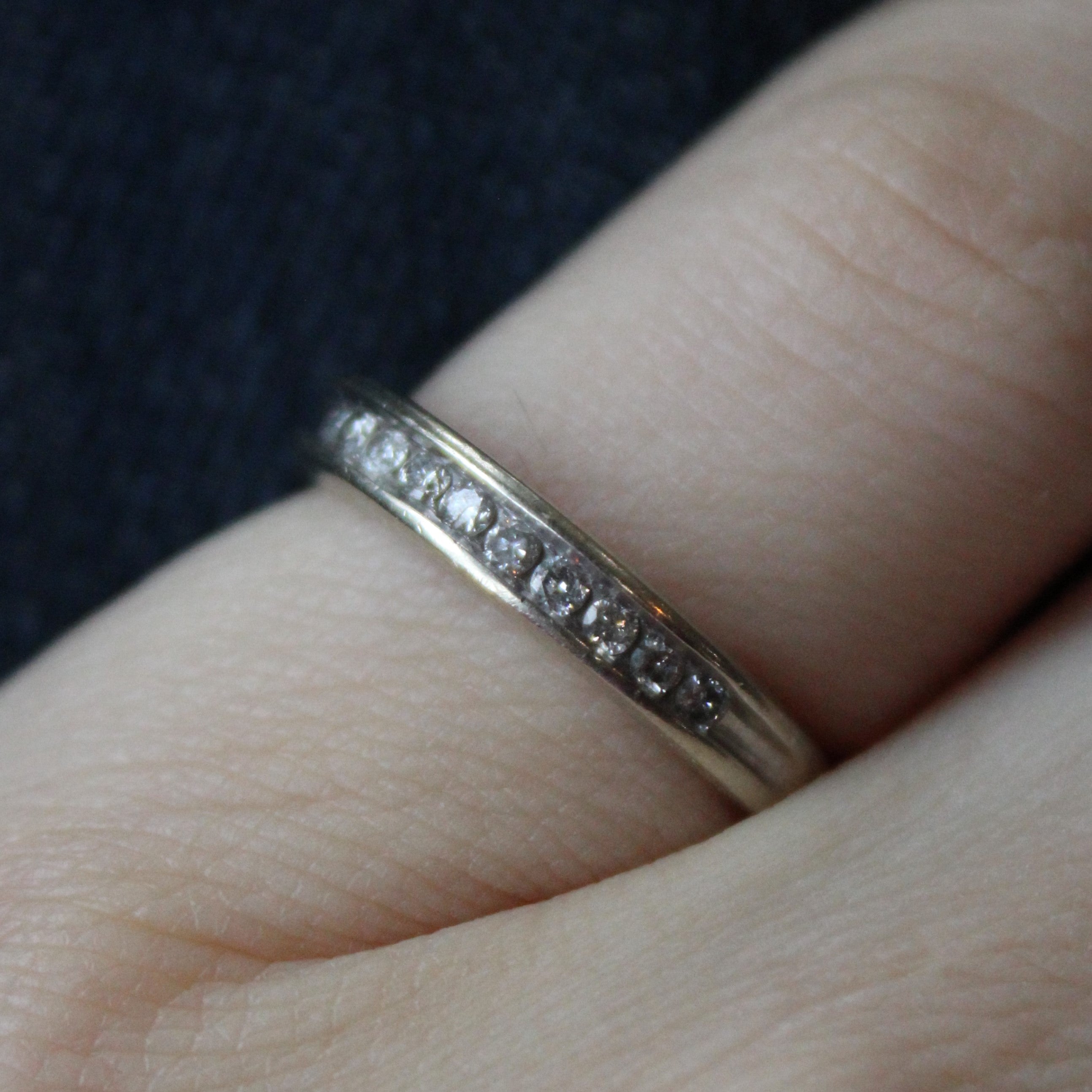 Diamond Channel Set Ring | 0.20ctw | SZ 6.25 |