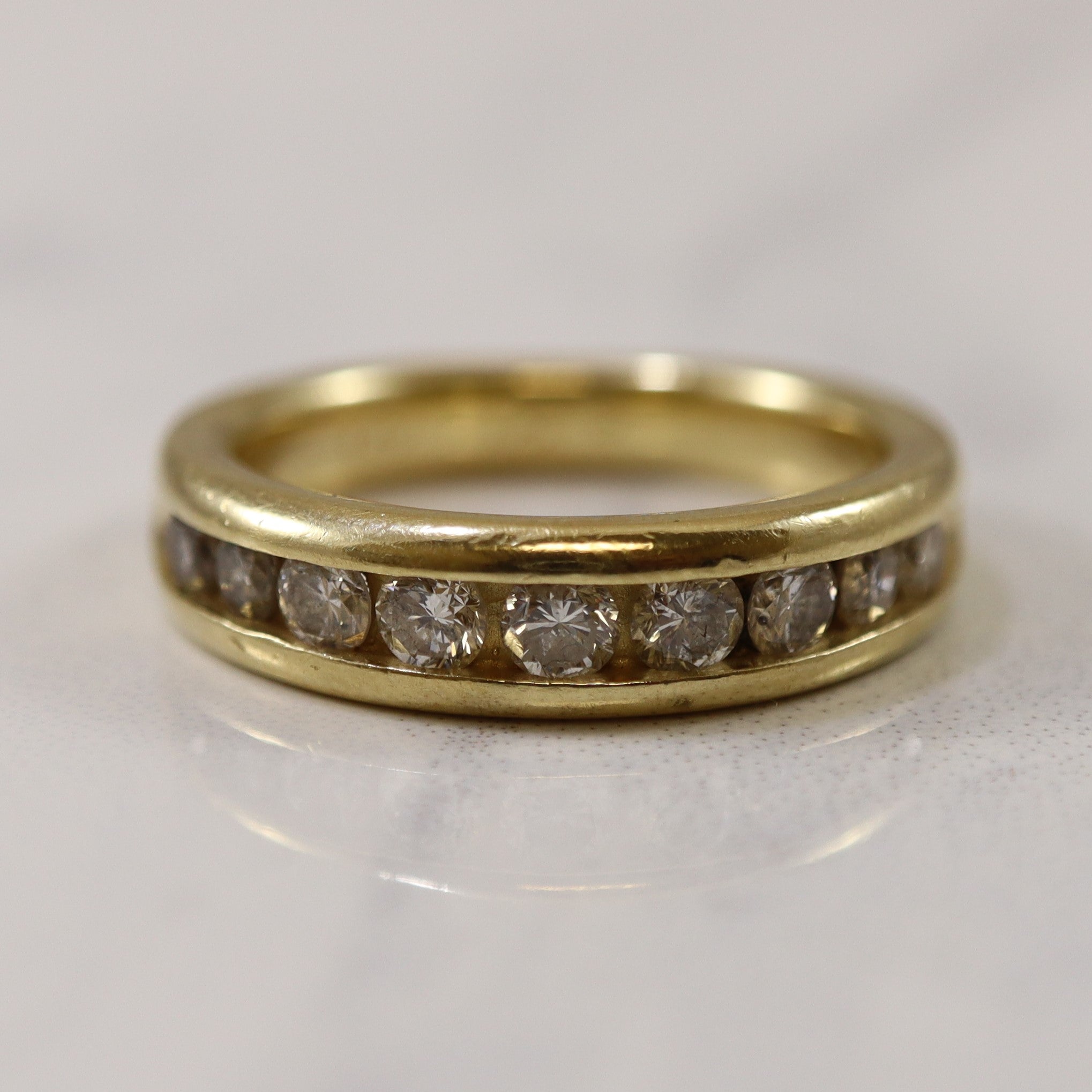 Channel Set Diamond Ring | 0.73ctw | SZ 6.25 |