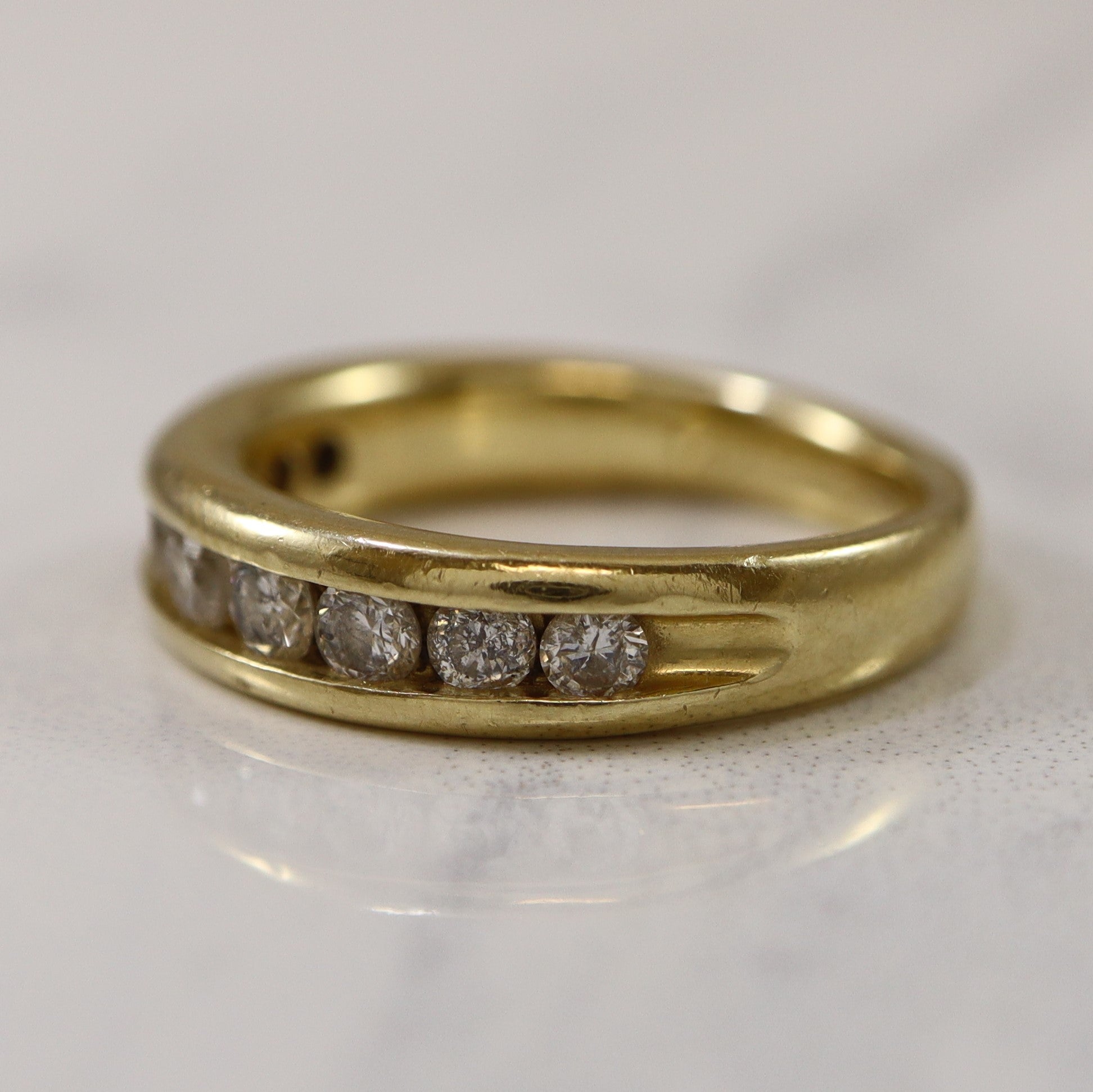 Channel Set Diamond Ring | 0.73ctw | SZ 6.25 |