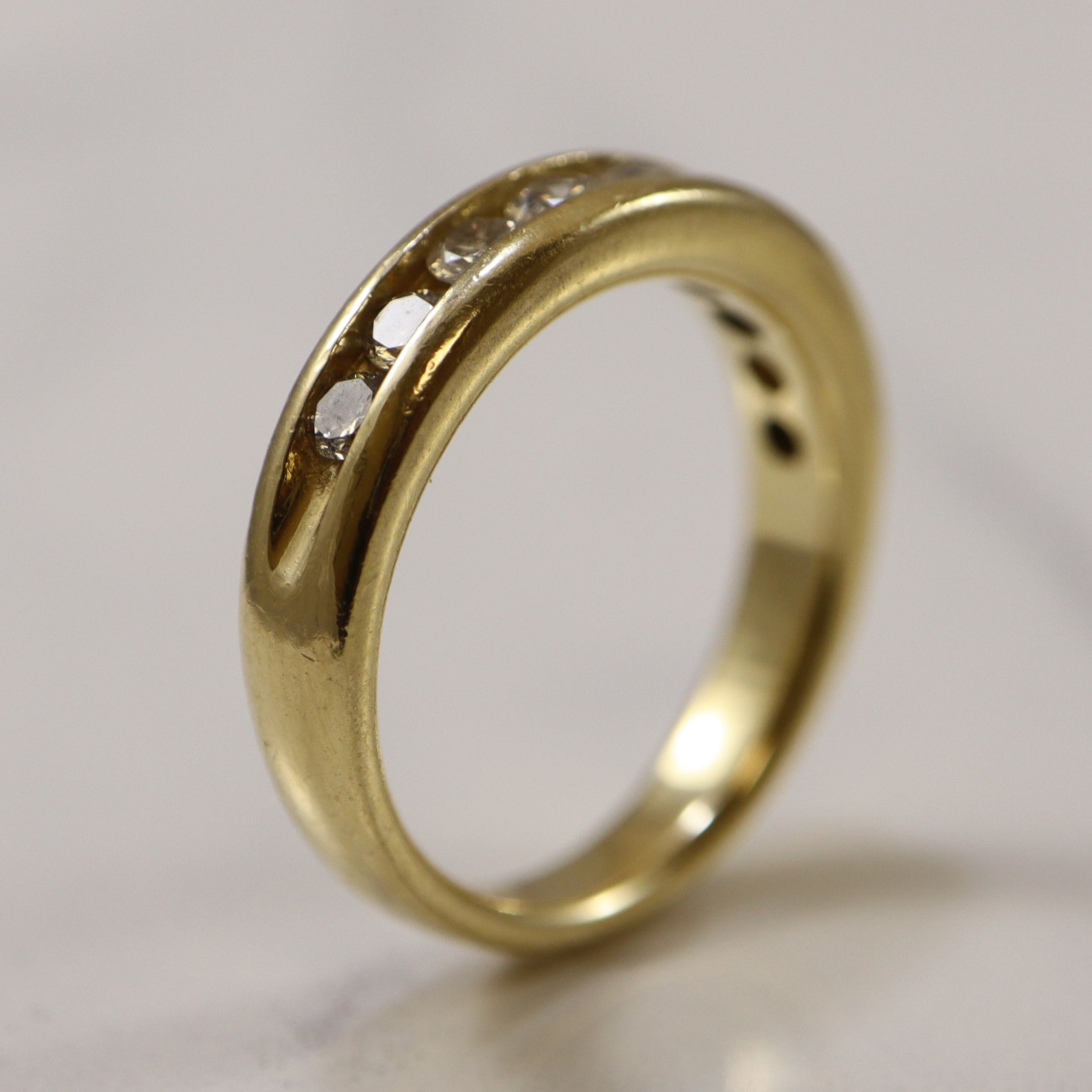 Channel Set Diamond Ring | 0.73ctw | SZ 6.25 |