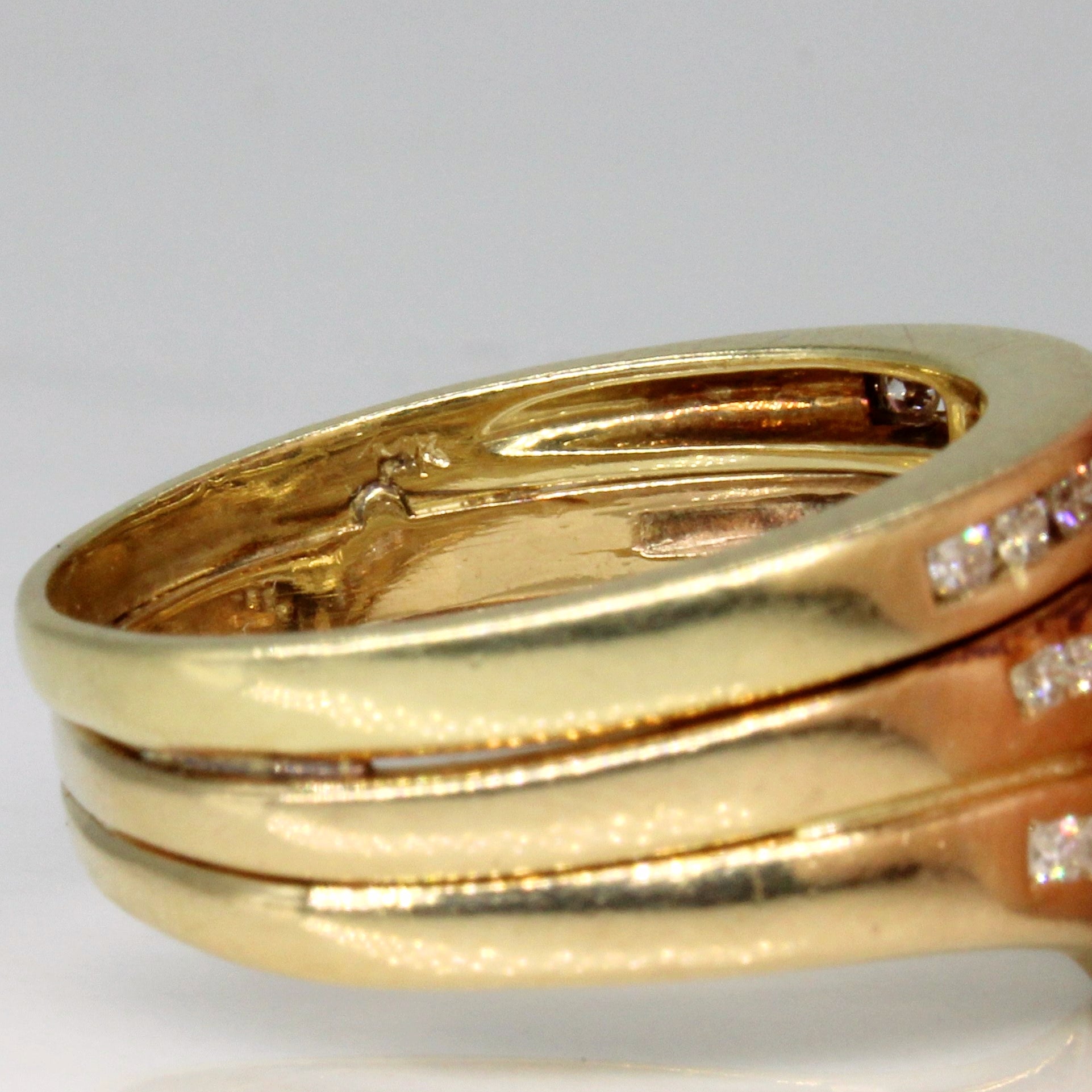 Diamond Soldered Wedding Ring | 0.81ctw | SZ 8.25 |