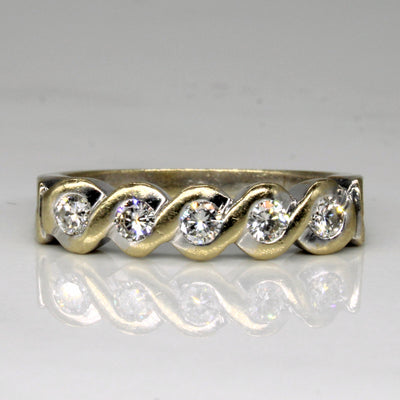Five Stone Diamond Ring | 0.36ctw | SZ 8 |