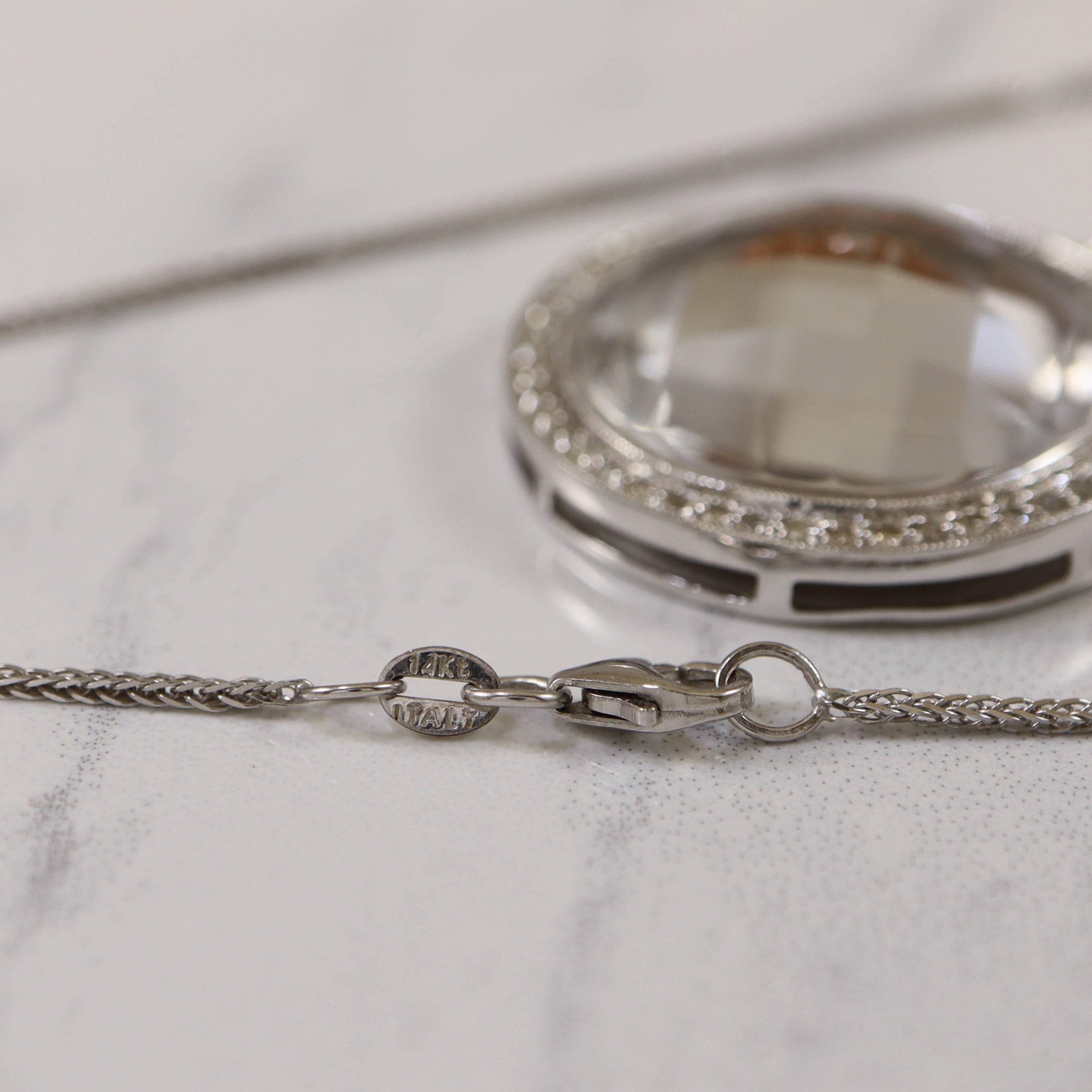 Diamond Snowflake Capsule Necklace | 0.40ctw | 18" |