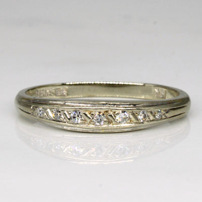 Diamond Channel Set Ring | 0.04ctw | SZ 7 |