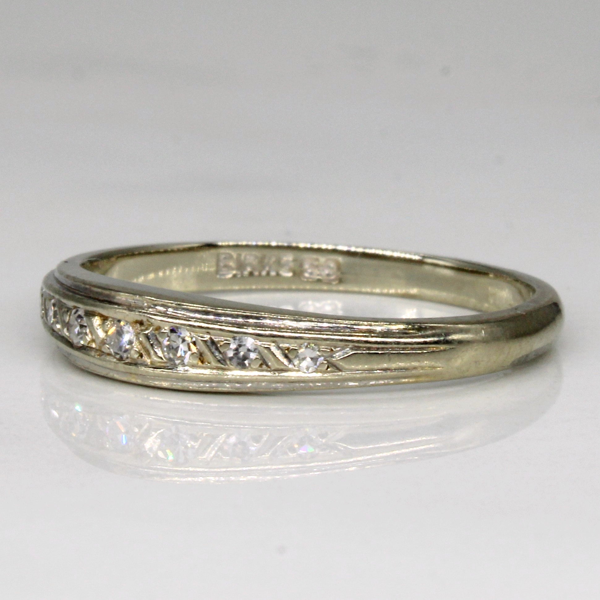Diamond Channel Set Ring | 0.04ctw | SZ 7 |
