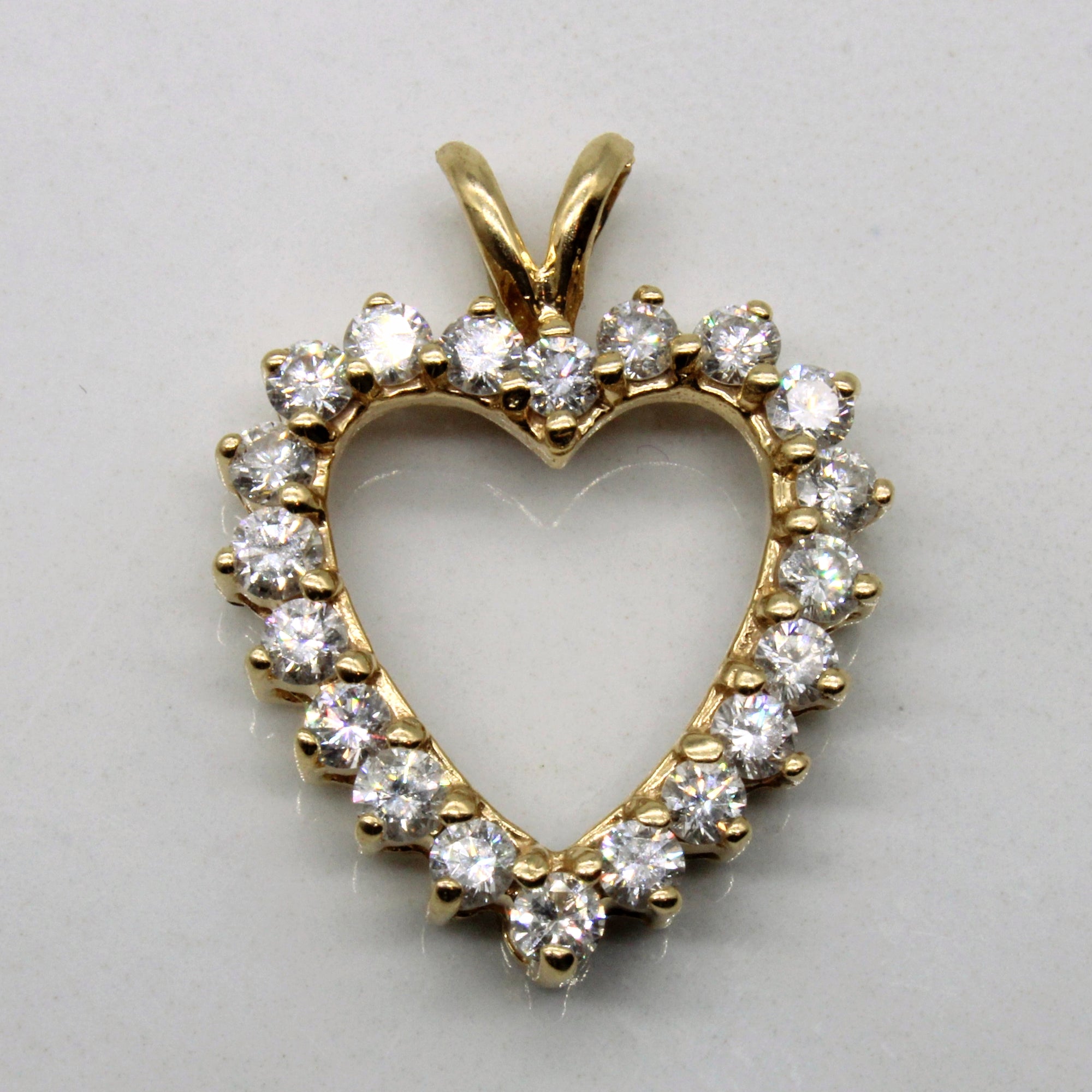 Diamond Heart Pendant | 1.00ctw |
