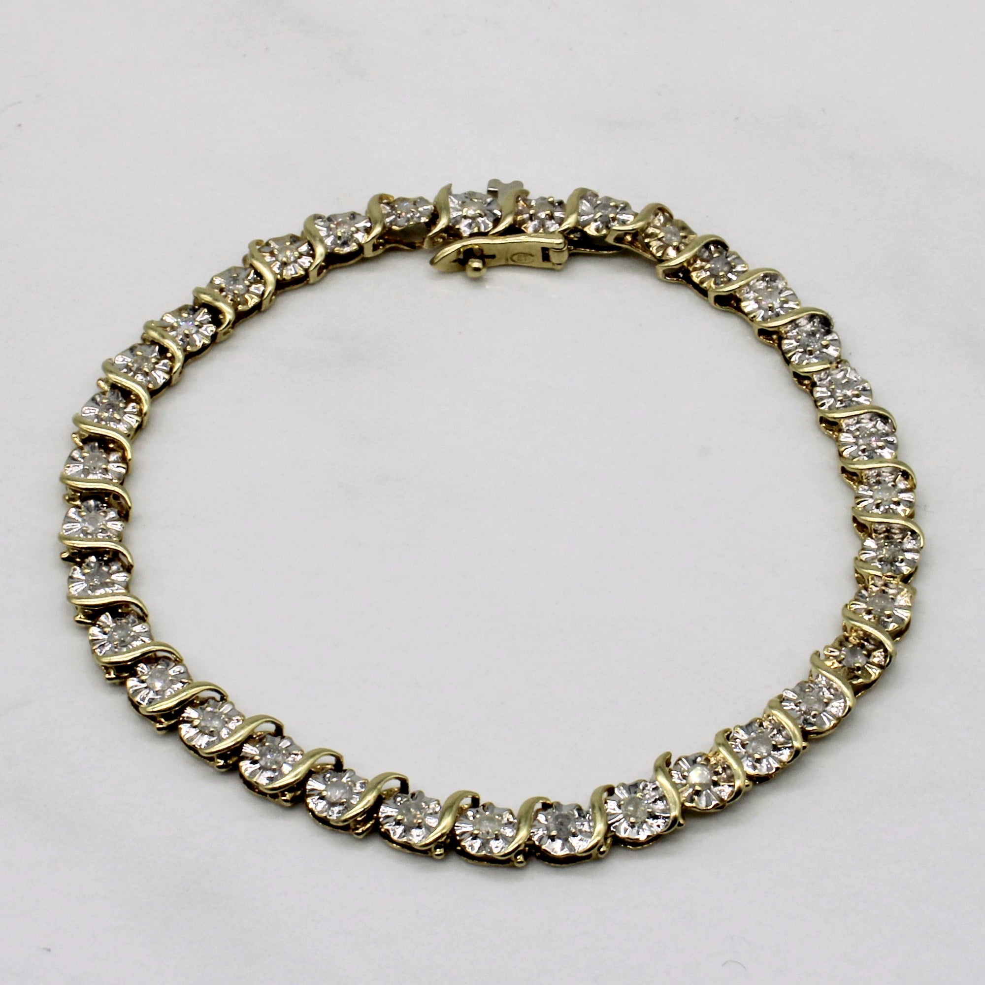 Diamond Tennis Bracelet | 0.18ctw | 7