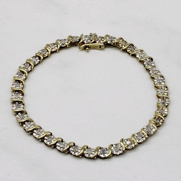Diamond Tennis Bracelet | 0.18ctw | 7