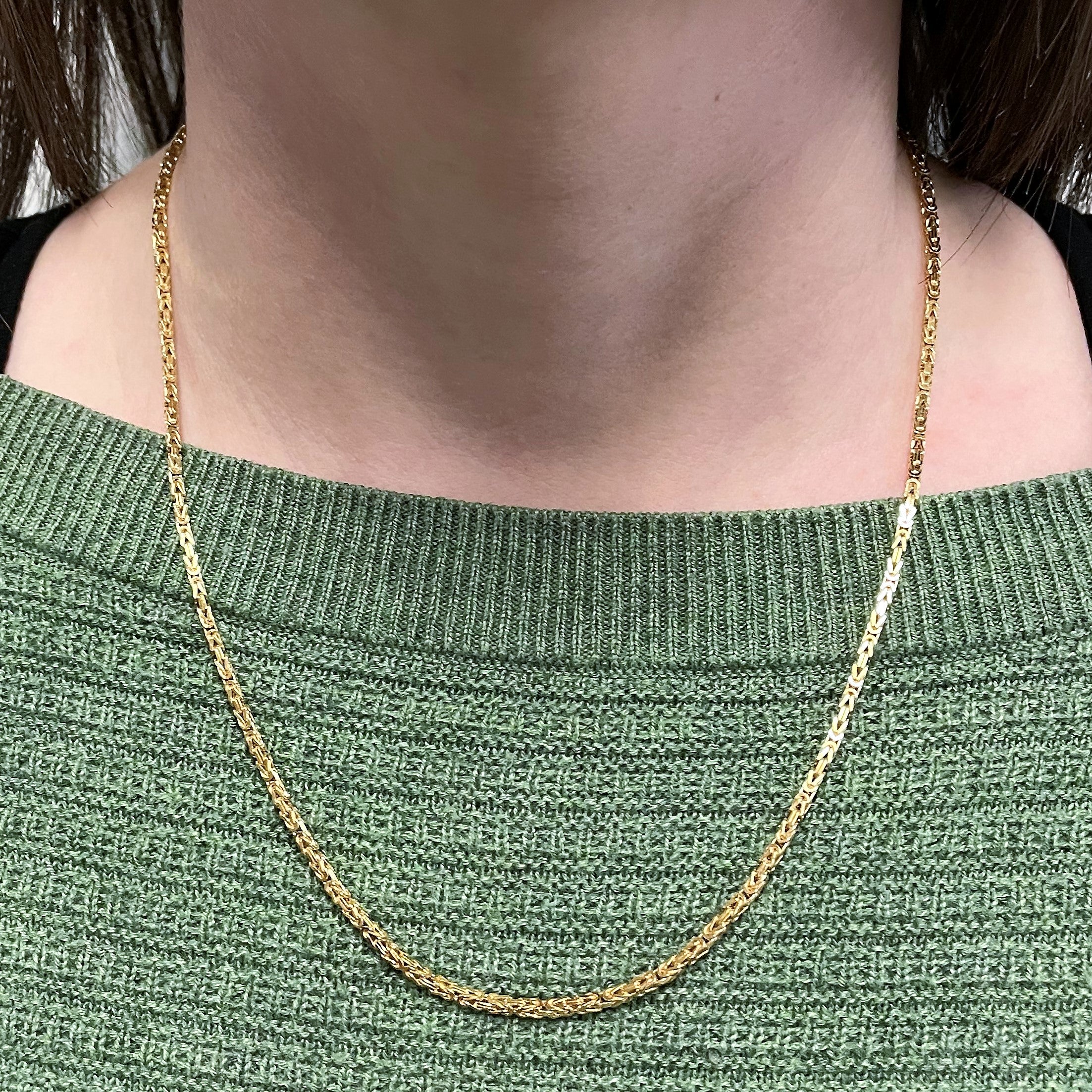 14k Yellow Gold Birdcage Chain | 20" |