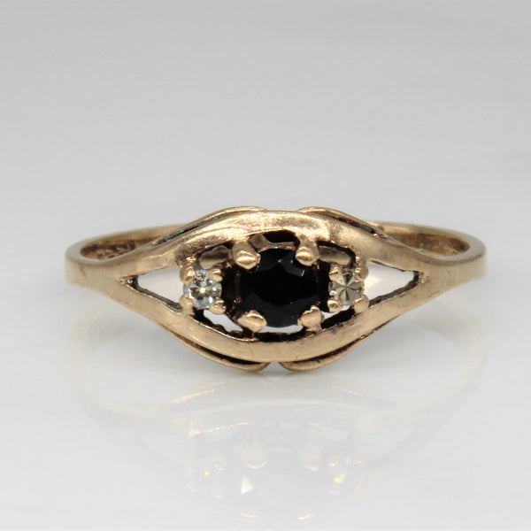 Sapphire & Diamond Ring | 0.18ct, 0.02ctw | SZ 5.25 |