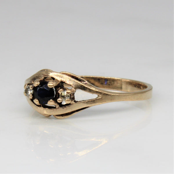 Sapphire & Diamond Ring | 0.18ct, 0.02ctw | SZ 5.25 |