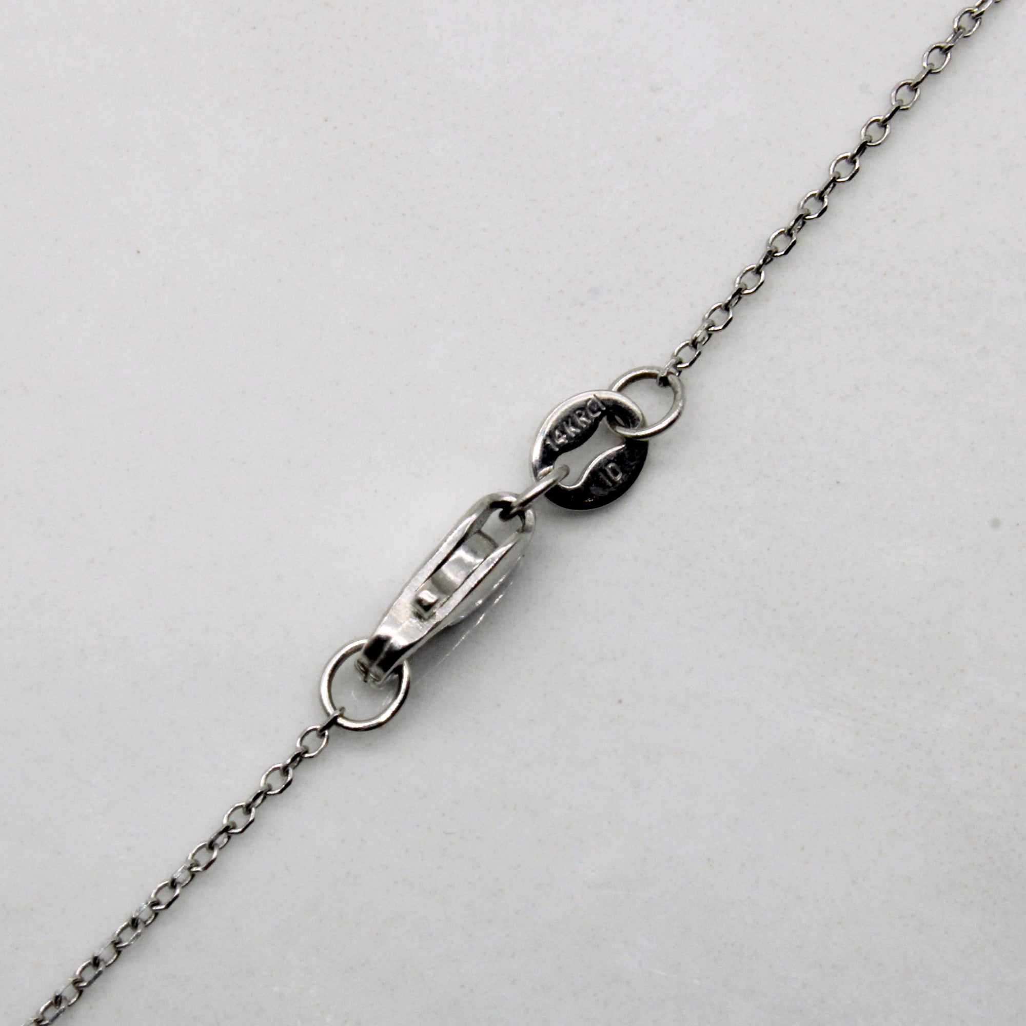 Diamond Drop Necklace | 0.03ct | 18