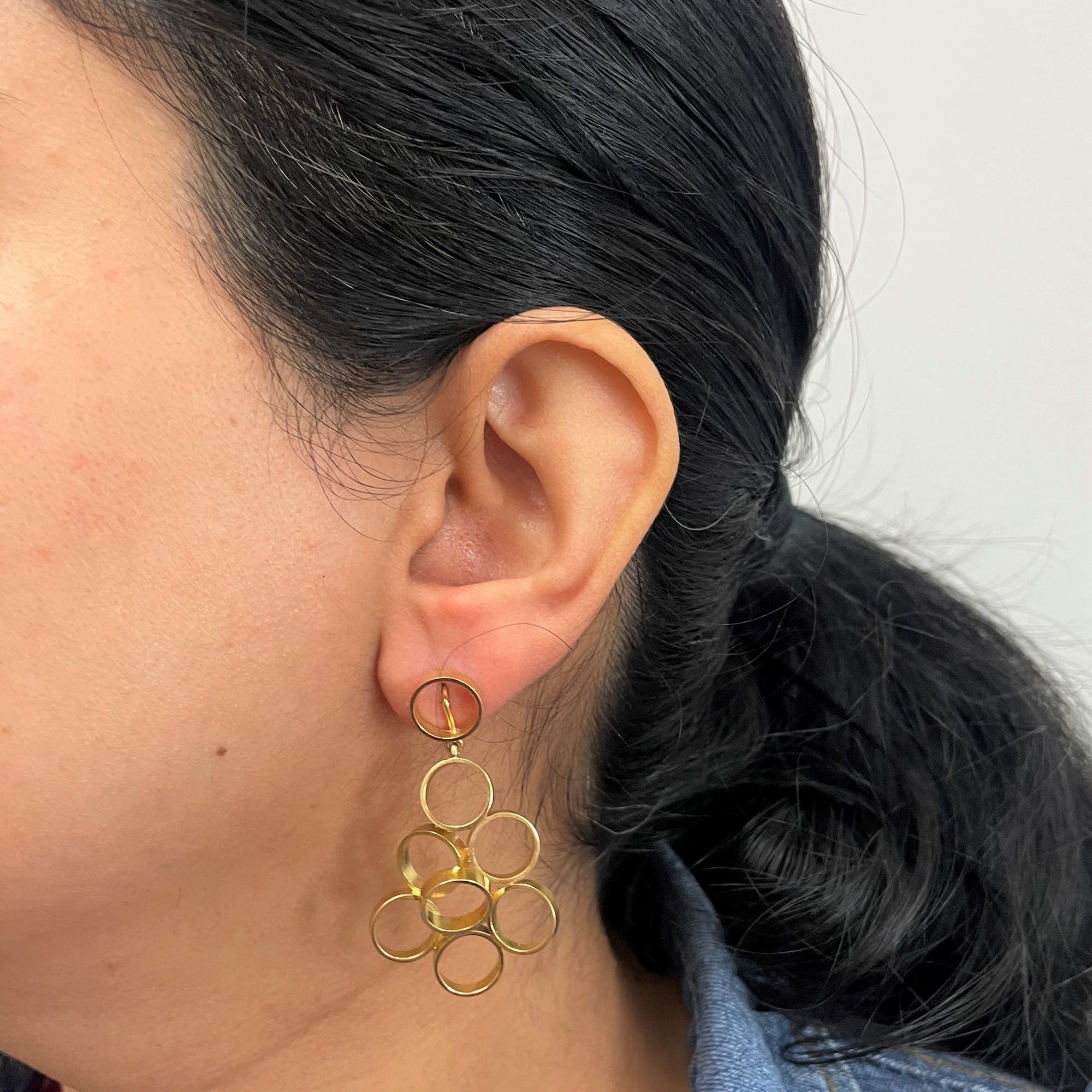 Textured Swirl Dangle Earrings 100 Ways