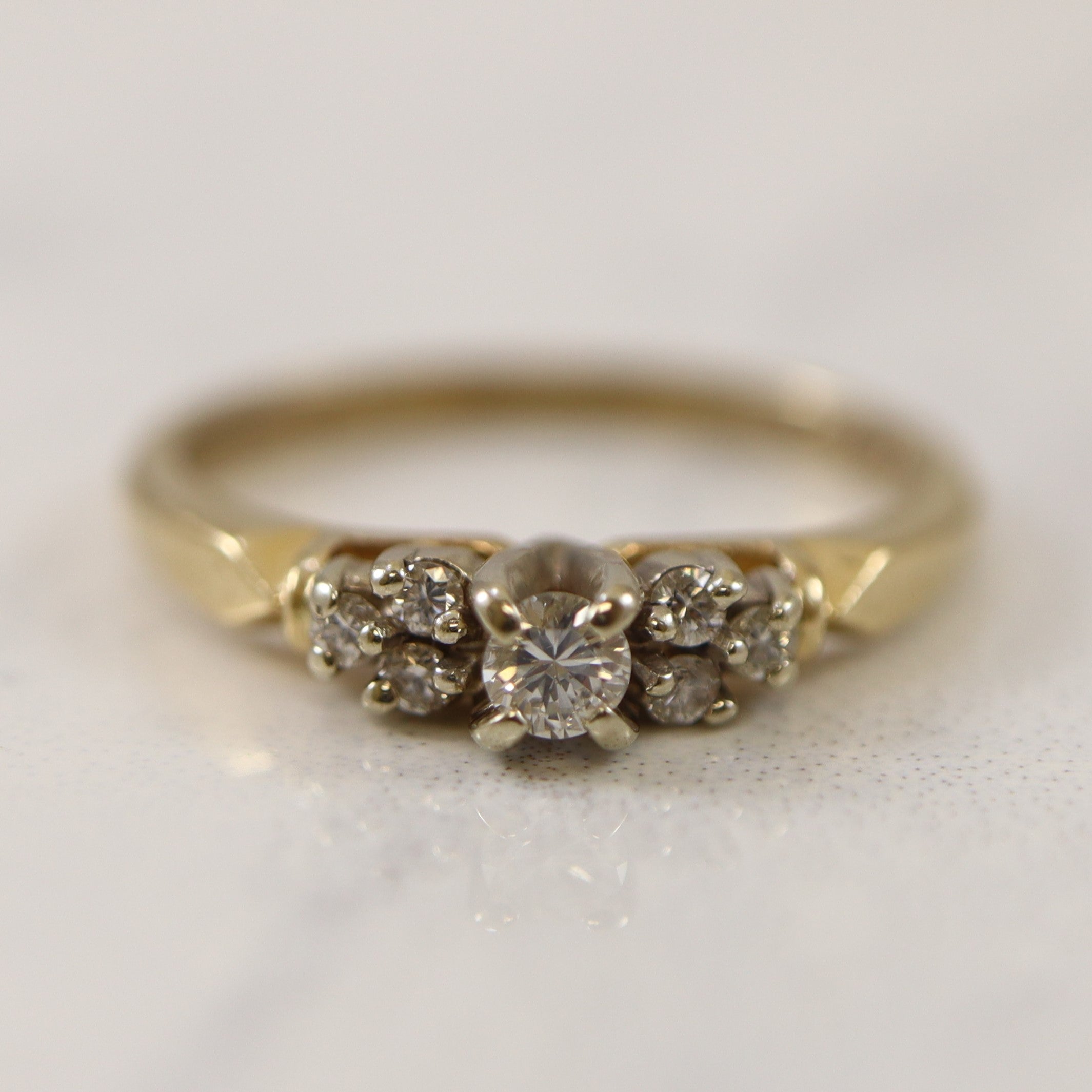 Cluster Diamond Ring | 0.15ctw | SZ 5.75 |