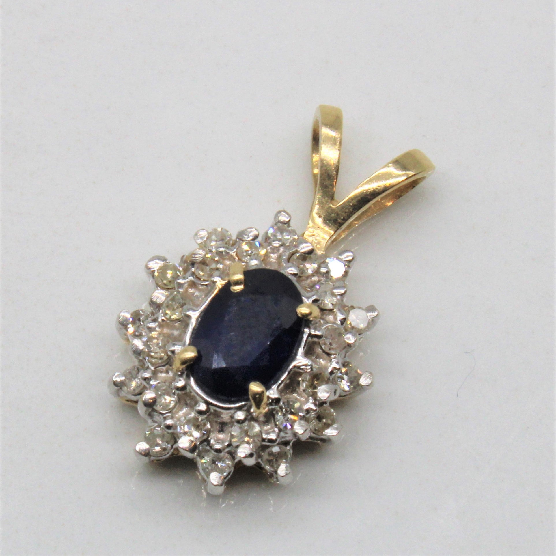 Sapphire & Diamond Pendant/Earrings Set | 1.50ctw, 0.36ctw |