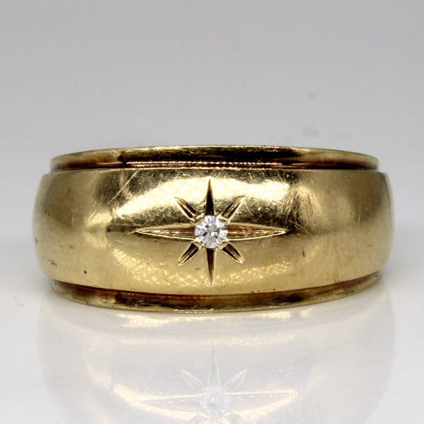 Solitaire Diamond Ring | 0.03ct | SZ 10 |